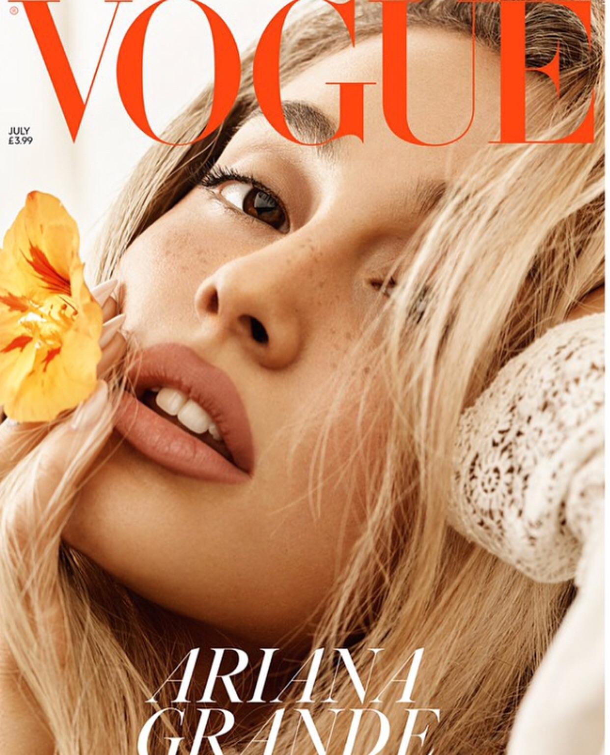 Ariana Grande â€“ Vogue UK Magazine 2018