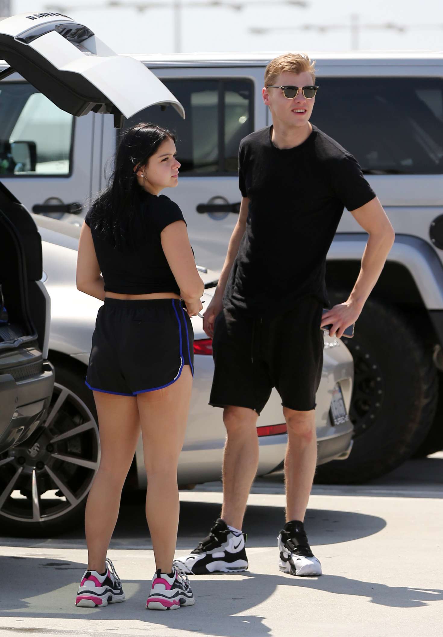 Ariel Winter in Shorts at LAX International Airport in Los Angeles