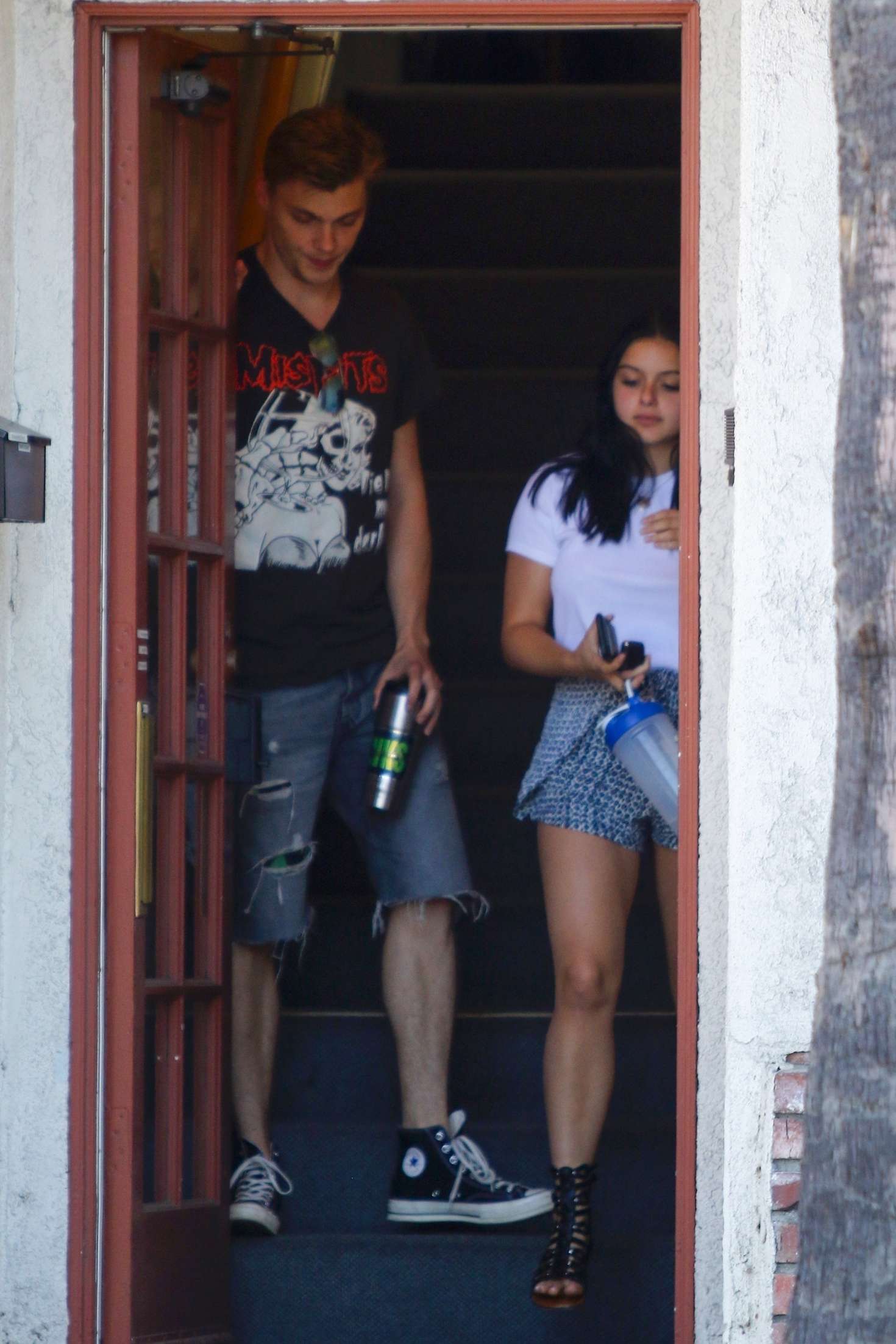 Ariel Winter in Shorts with Levi Meaden â€“ Out in Studio City