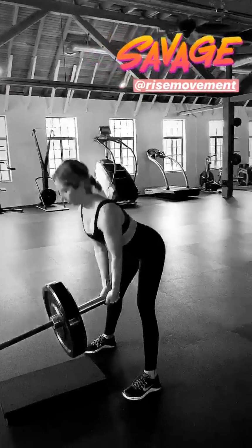Ashley Tisdale â€“ Workout â€“ Social Media Pics