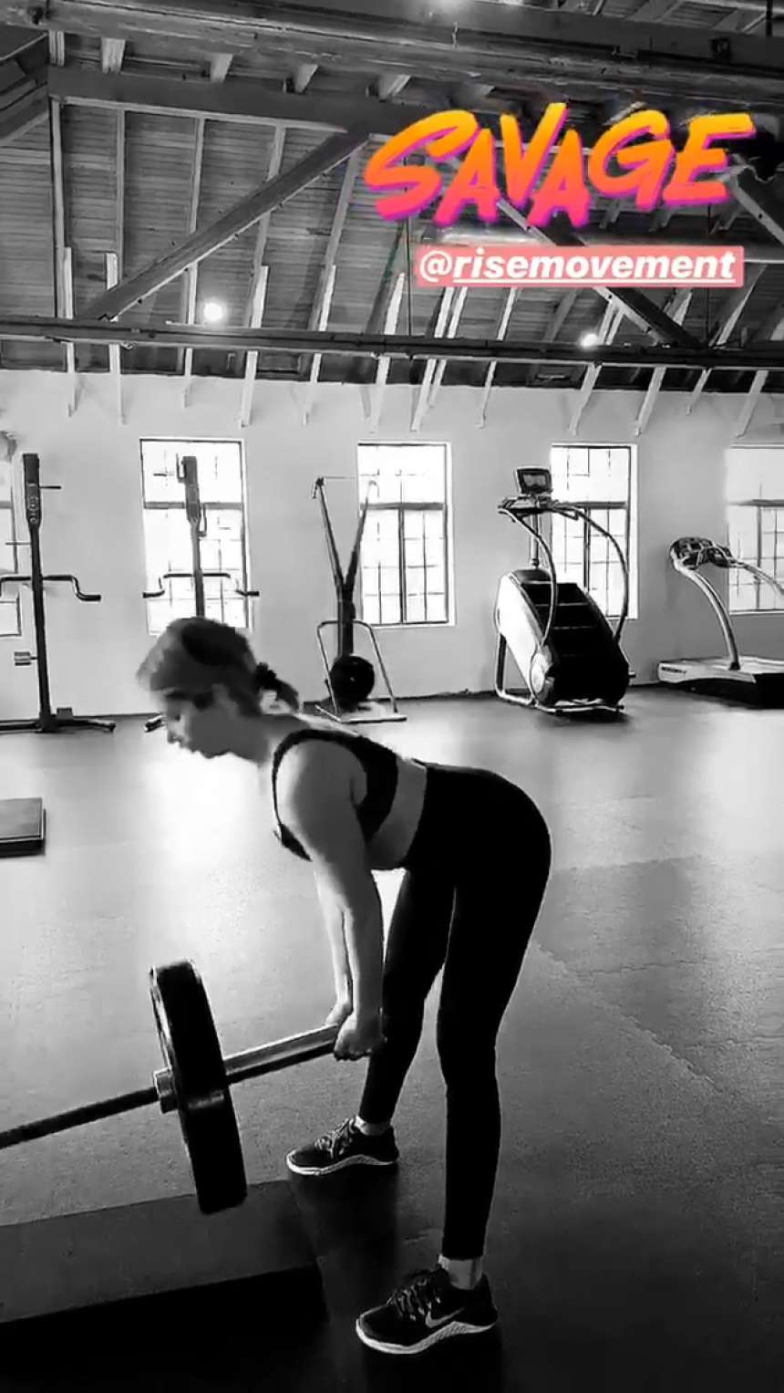 Ashley Tisdale â€“ Workout â€“ Social Media Pics