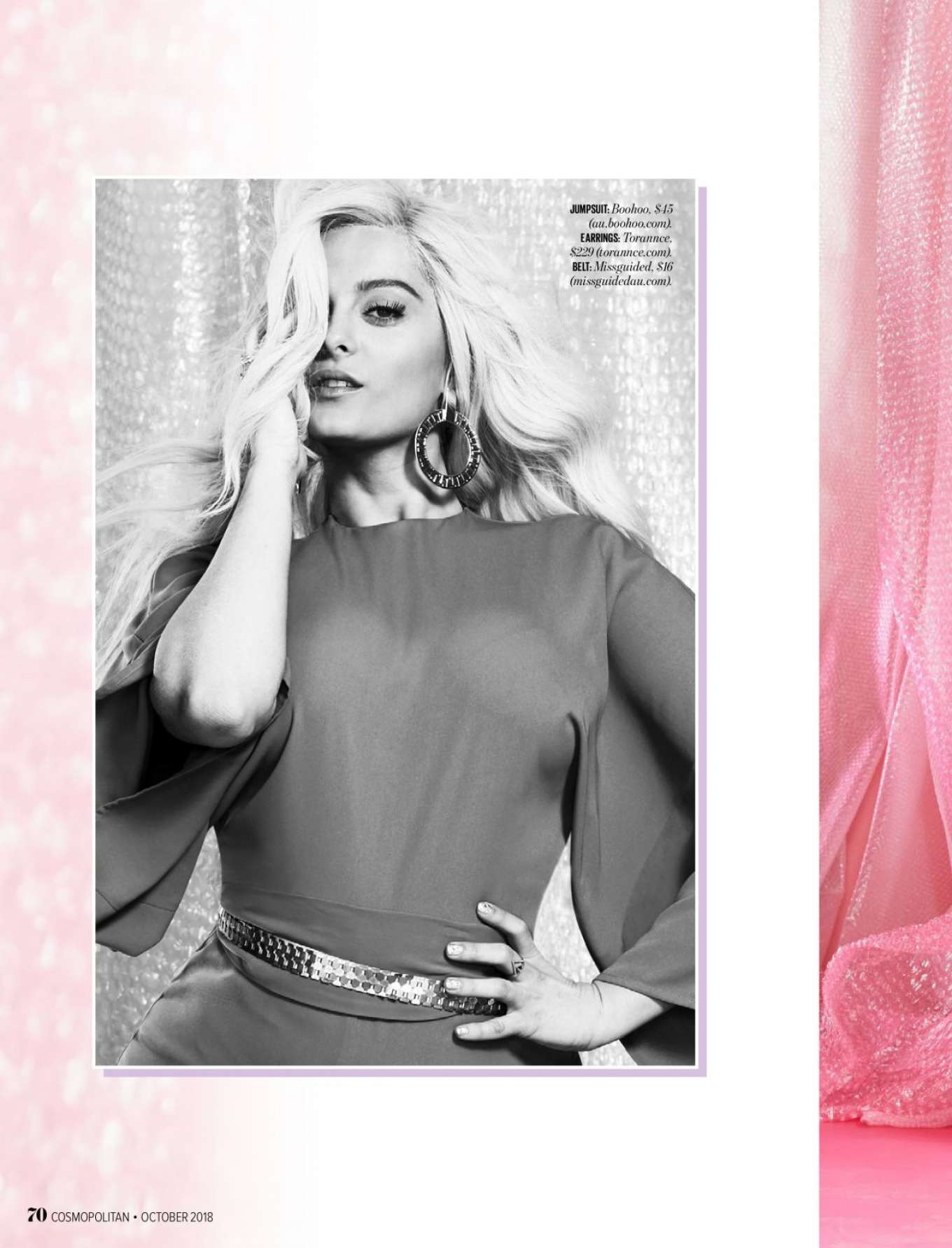 Bebe Rexha â€“ Cosmopolitan Magazine (Australia October 2018 issue)