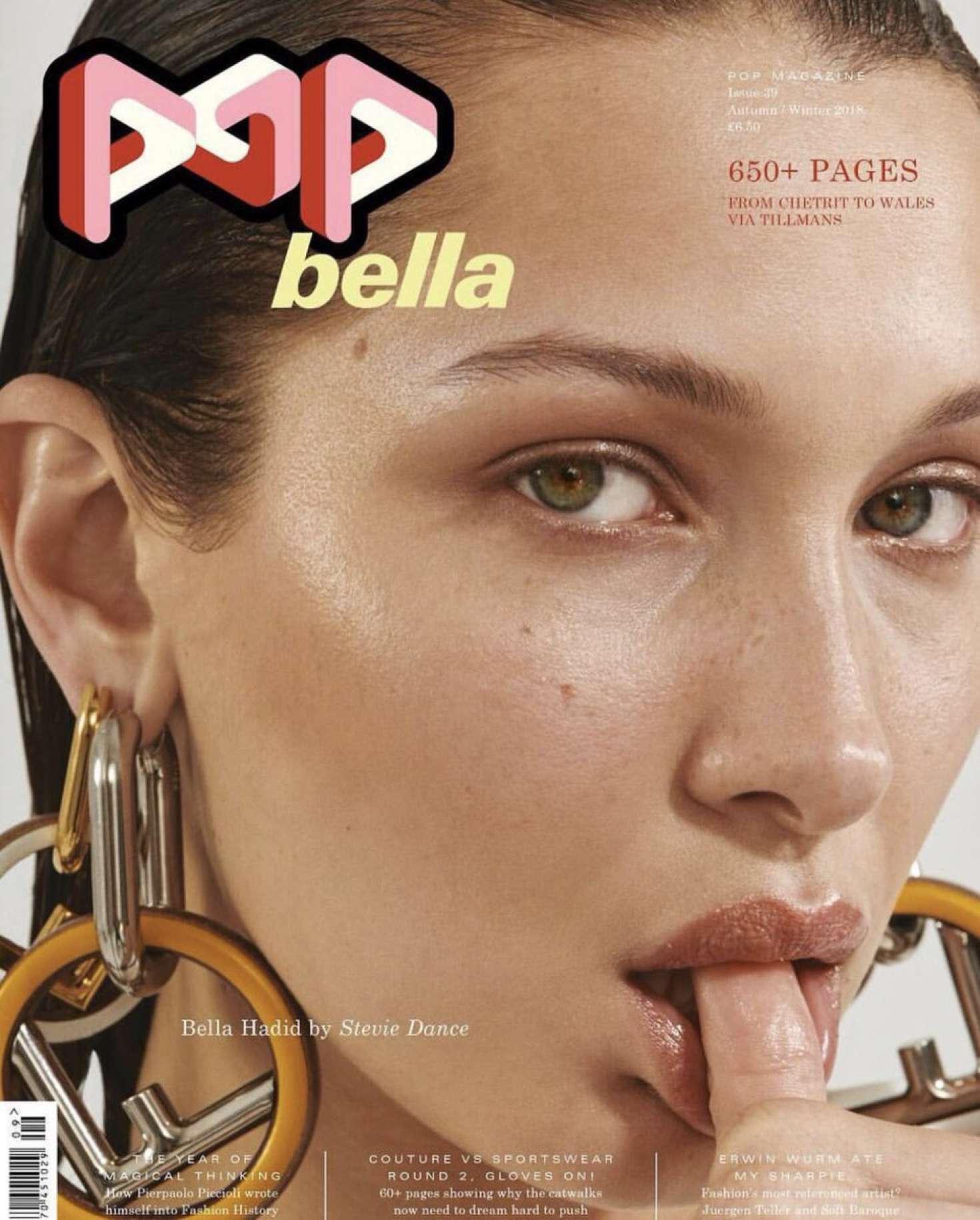 Bella Hadid â€“ Pop Magazine (September 2018) adds