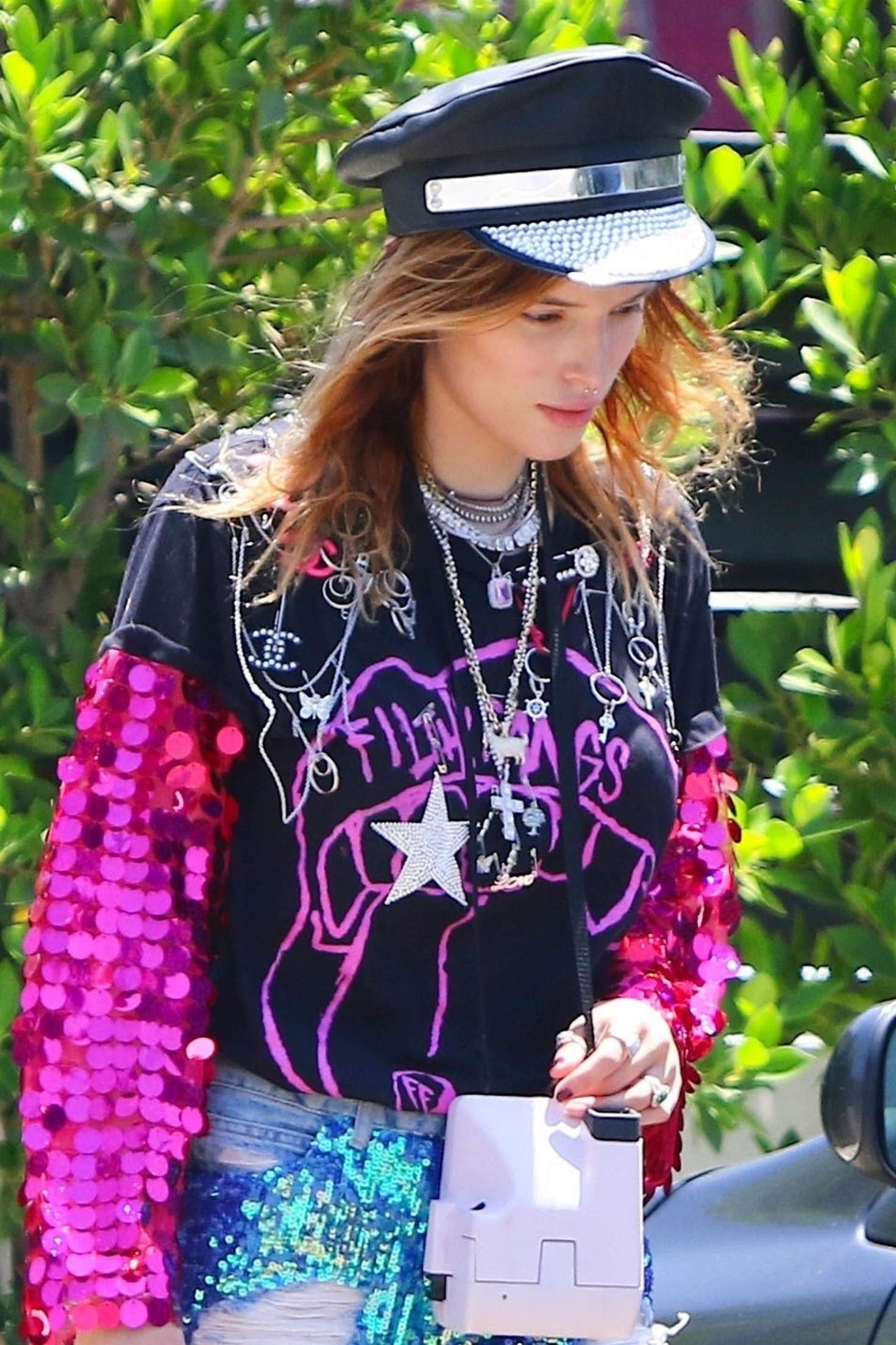 Bella Thorne â€“ Heads to a party in Studio City