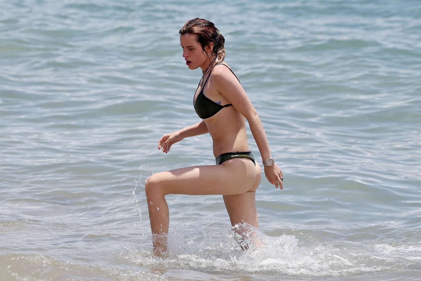 Bella Thorne in Bikini on the beach in Maui