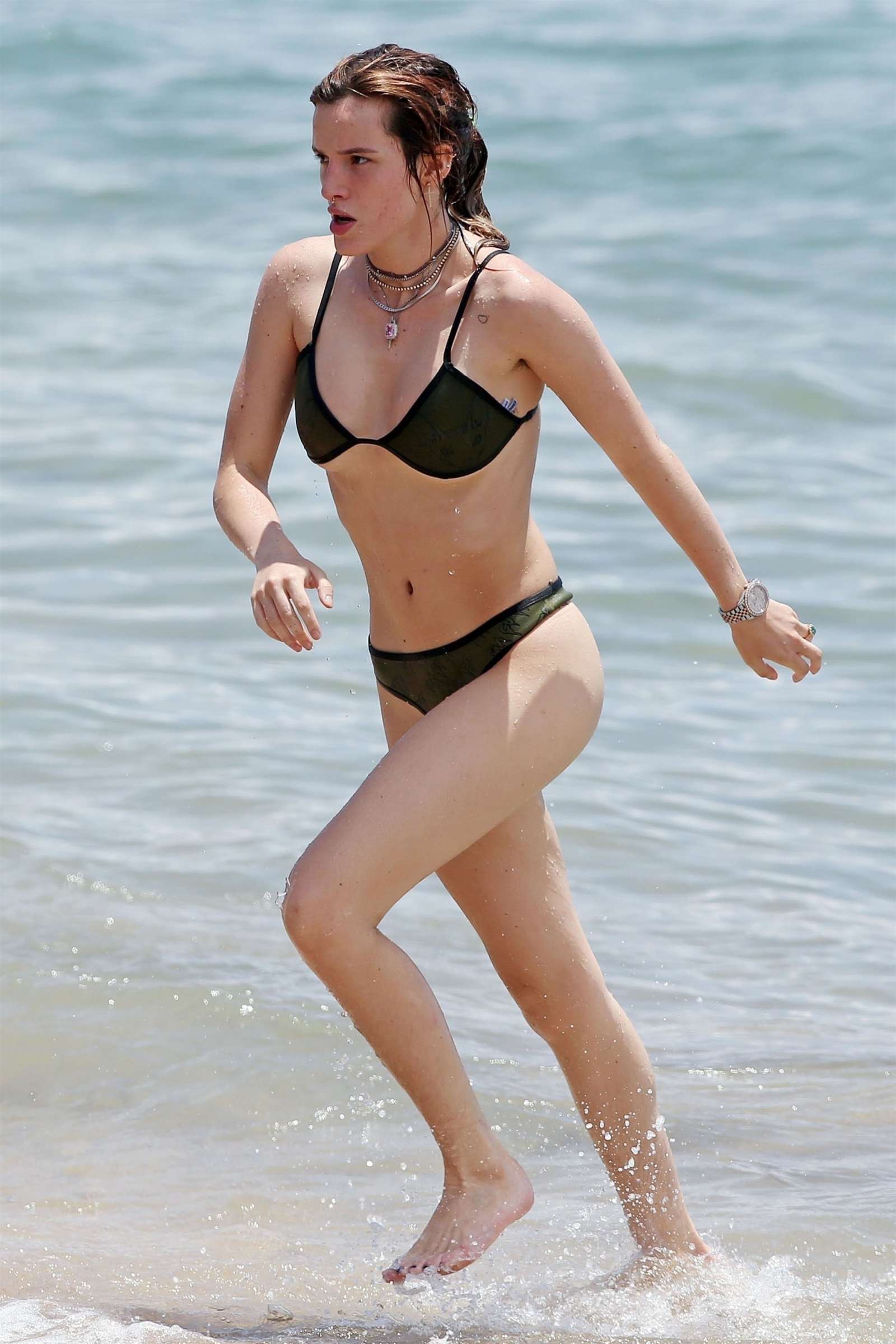 Bella Thorne in Bikini on the beach in Maui