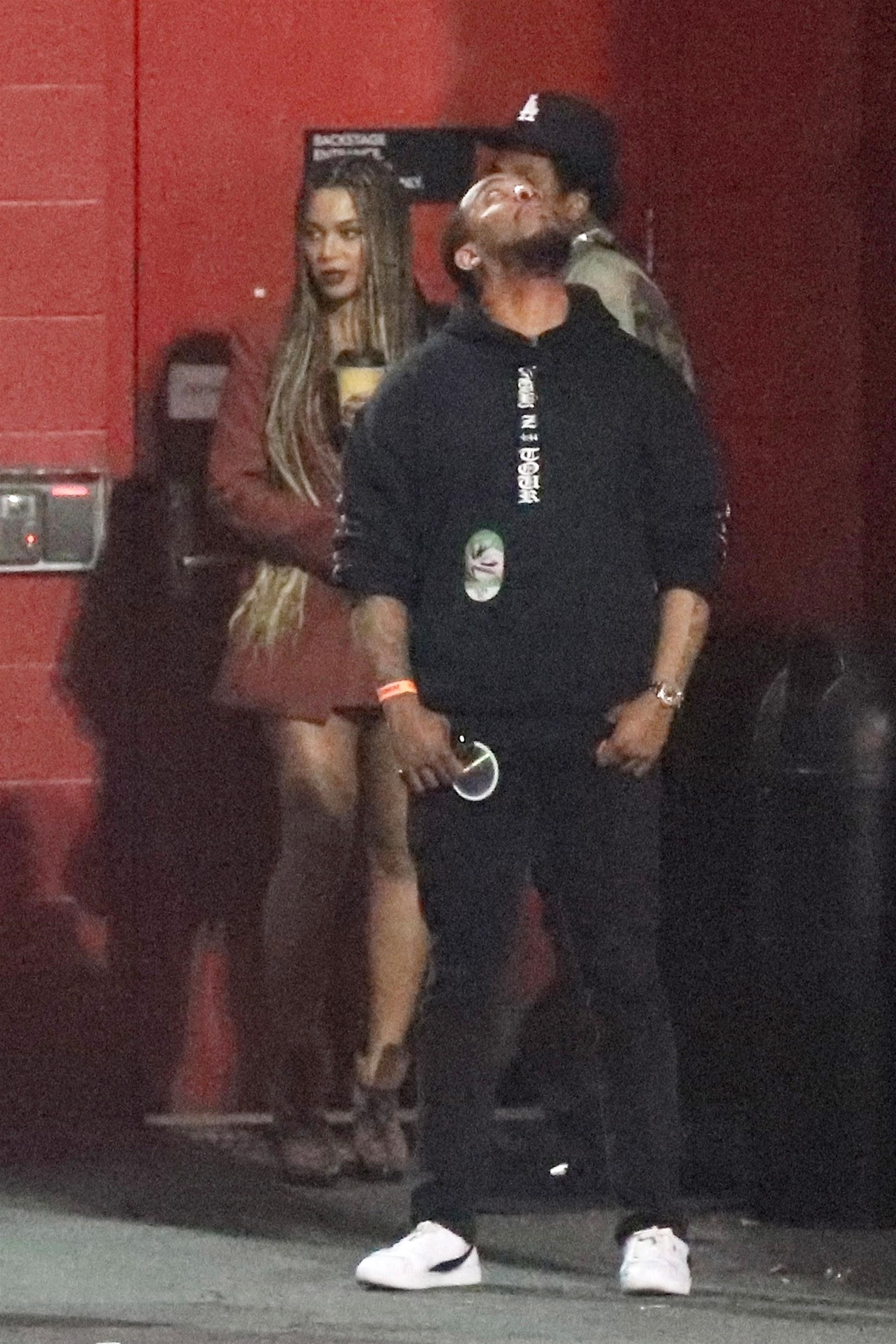 Beyonce and Jay-Z at the Travis Scott Concert in Los Angeles