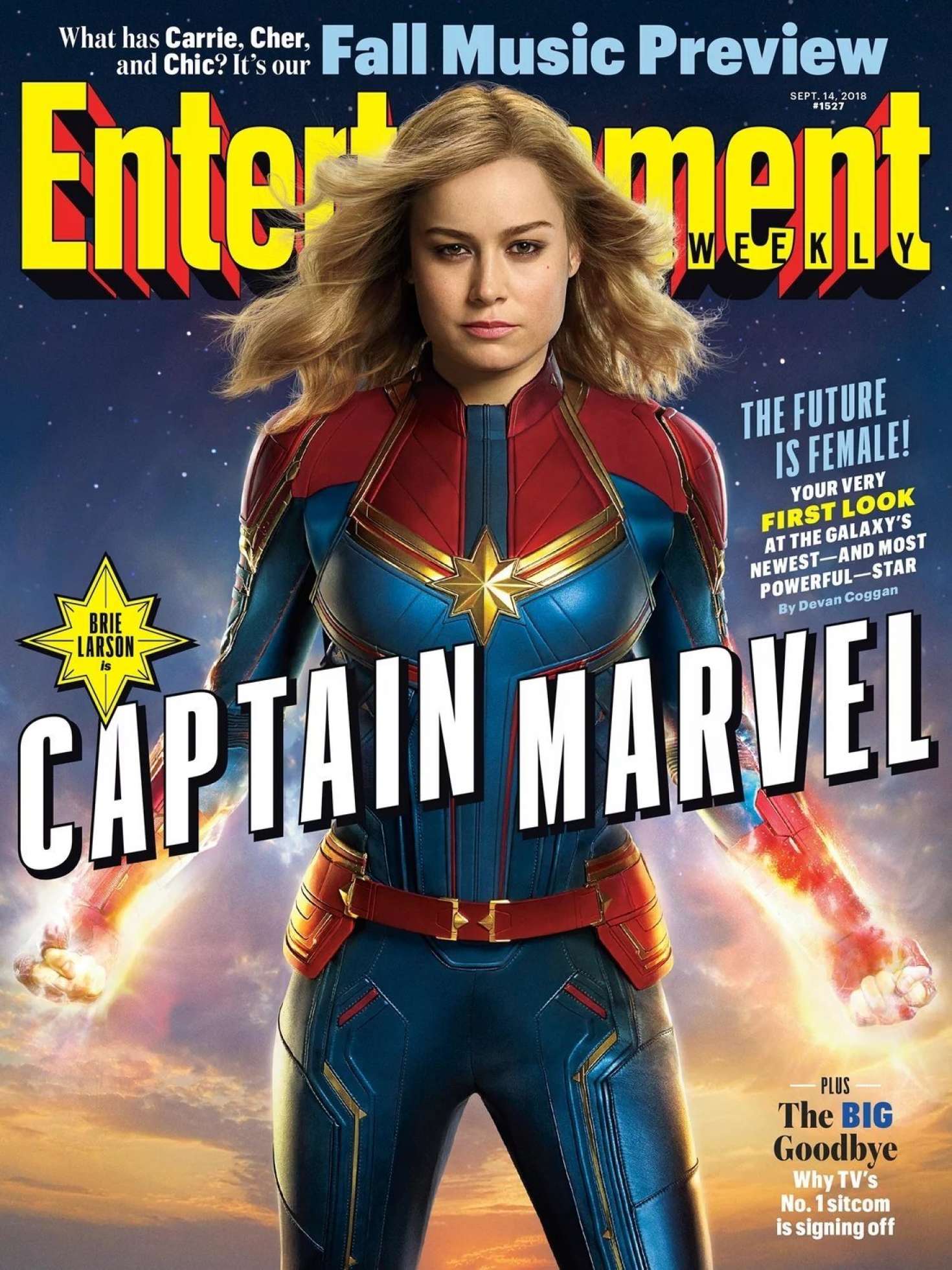 Brie Larson for Entertainment Weekly (September 2018)