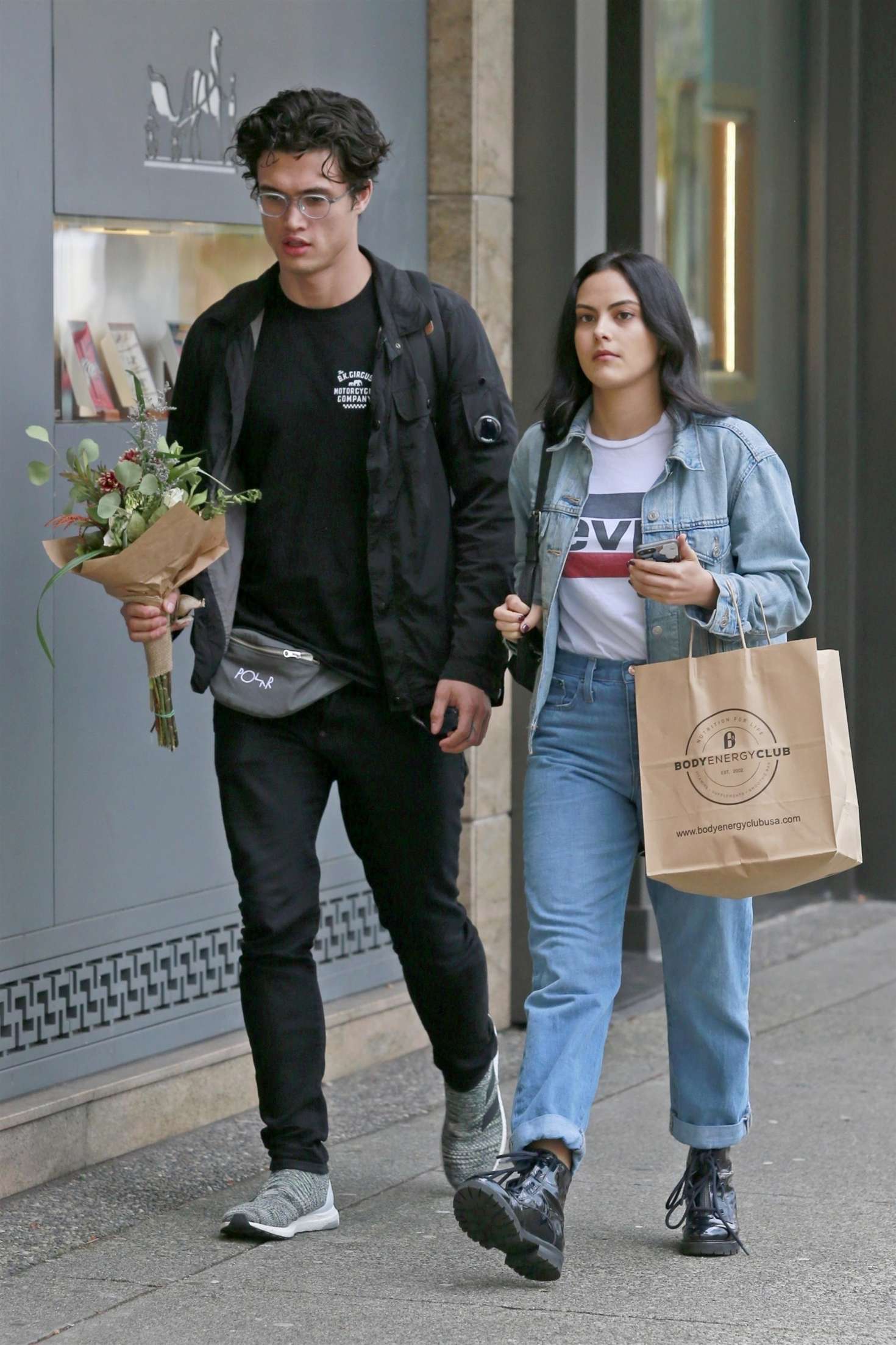 Camila Mendes and Charles Melton â€“ Shopping in Vancouver