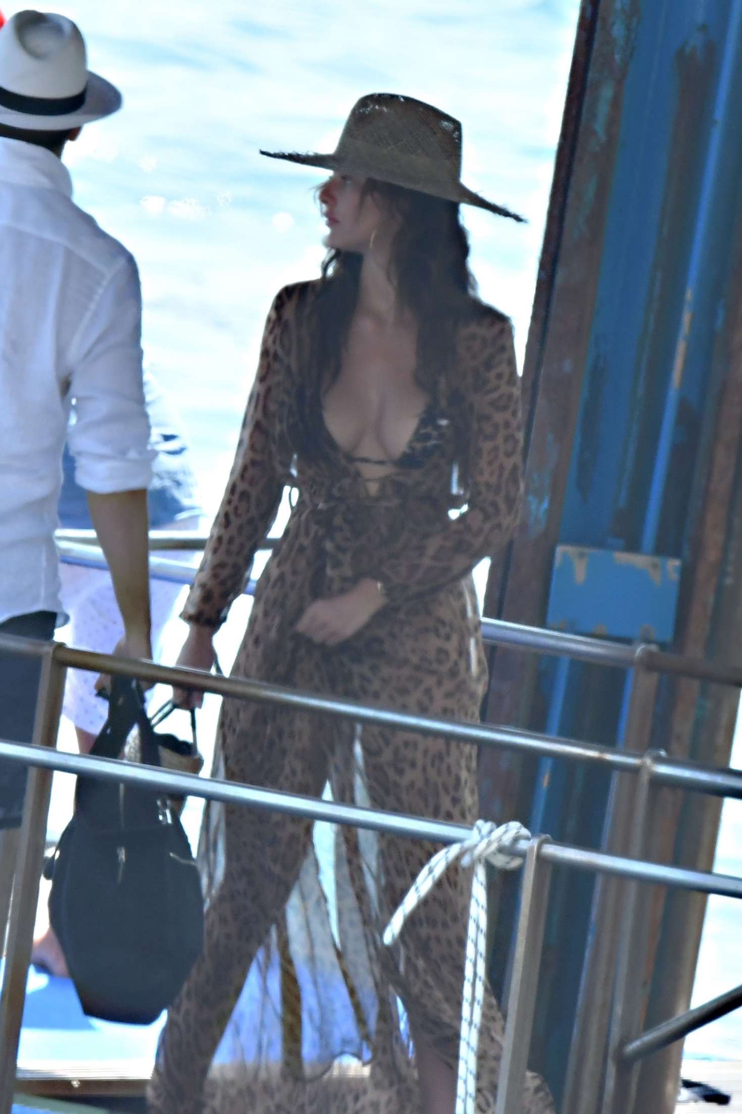Camila Morrone and Leonardo DiCaprio on holiday in Positano