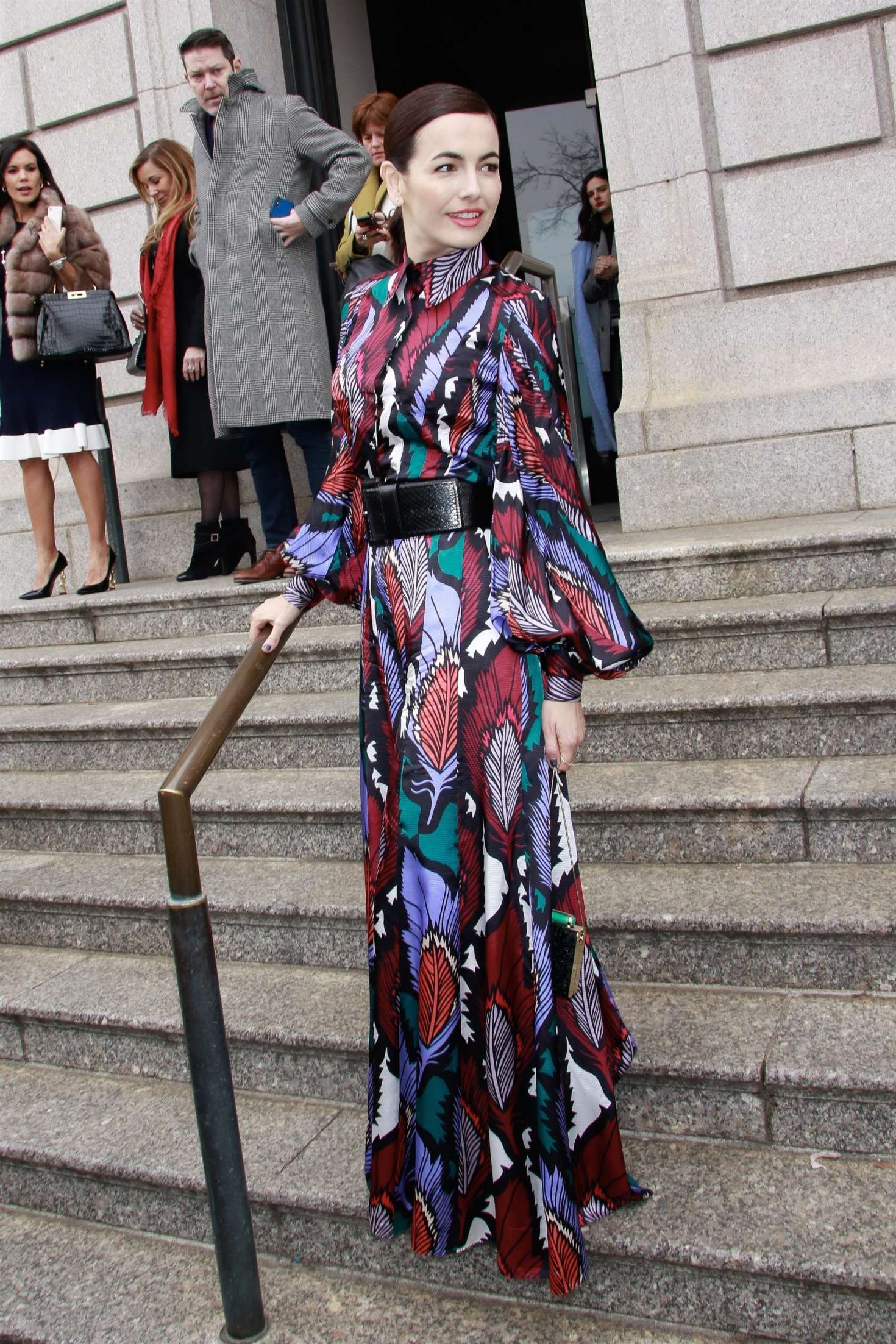 Camilla Belle â€“ Outside Carolina Herrera Fashion Show in NYC