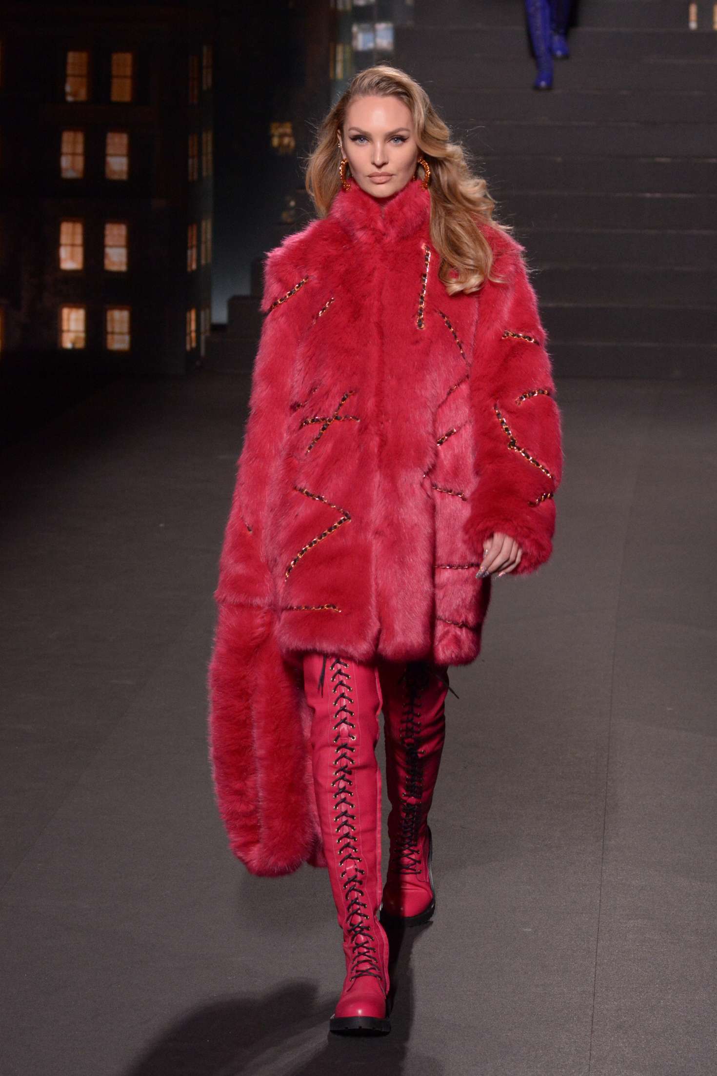 Candice Swanepoel â€“ Moschino x H&M Fashion Show in New York