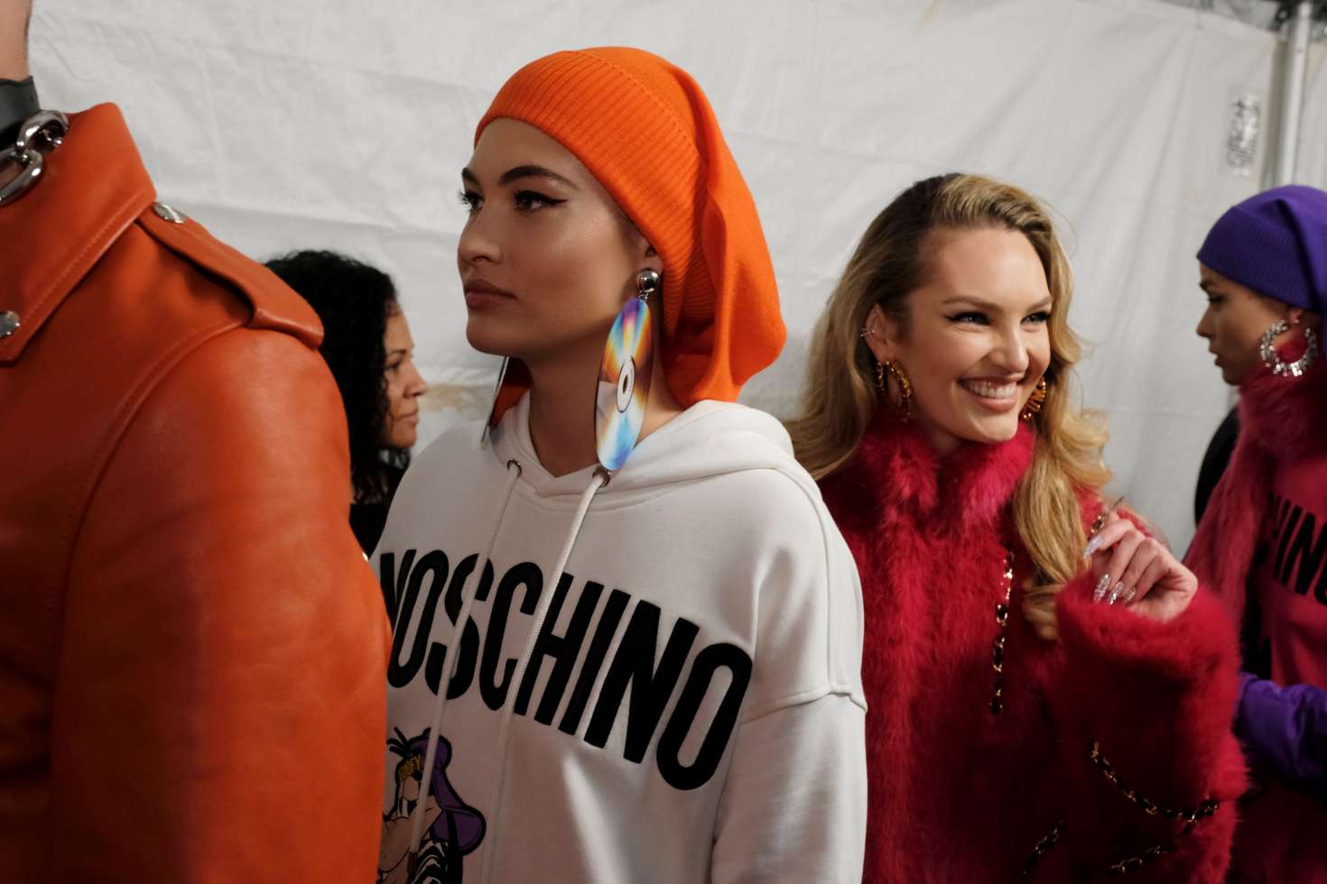 Candice Swanepoel â€“ Moschino x H&M Fashion Show in New York
