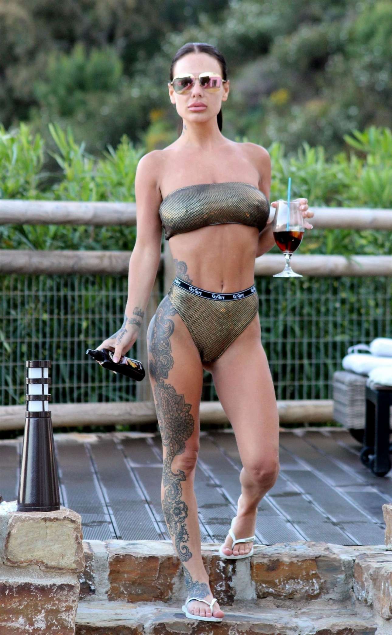Chantelle Connelly â€“ Bikini on Holiday in Marbella