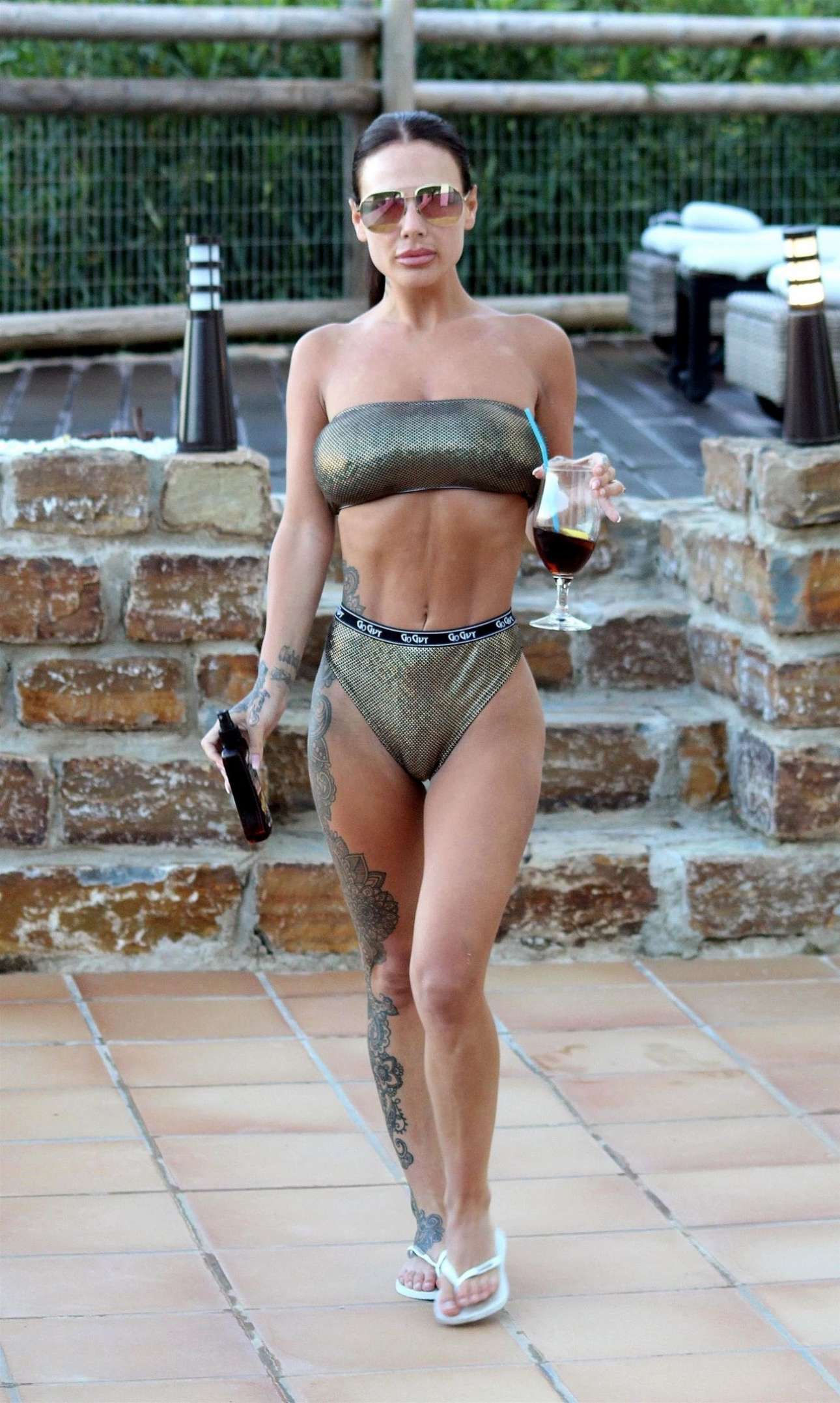Chantelle Connelly â€“ Bikini on Holiday in Marbella
