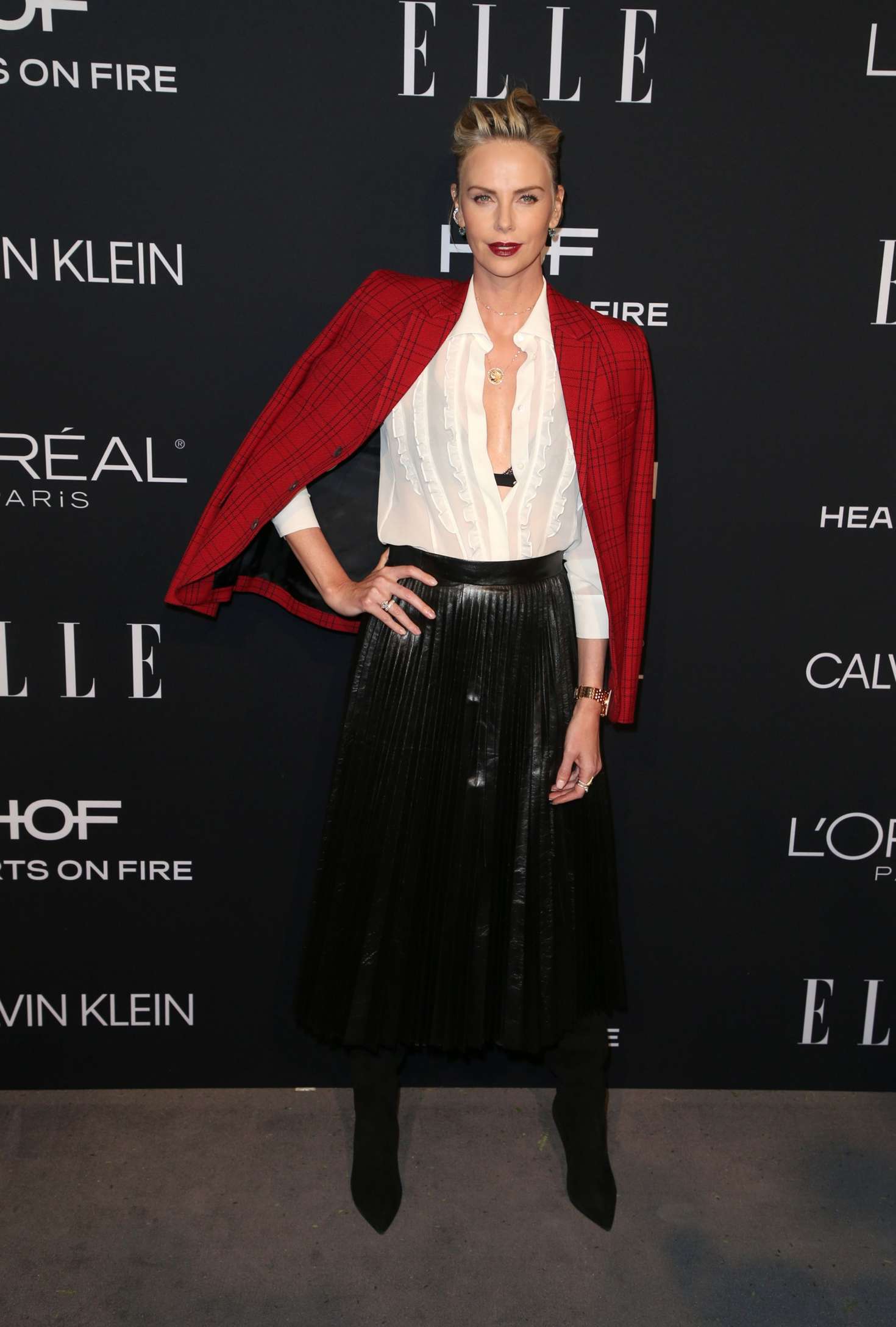 Charlize Theron â€“ ELLEâ€™s 25th Women in Hollywood Celebration in LA