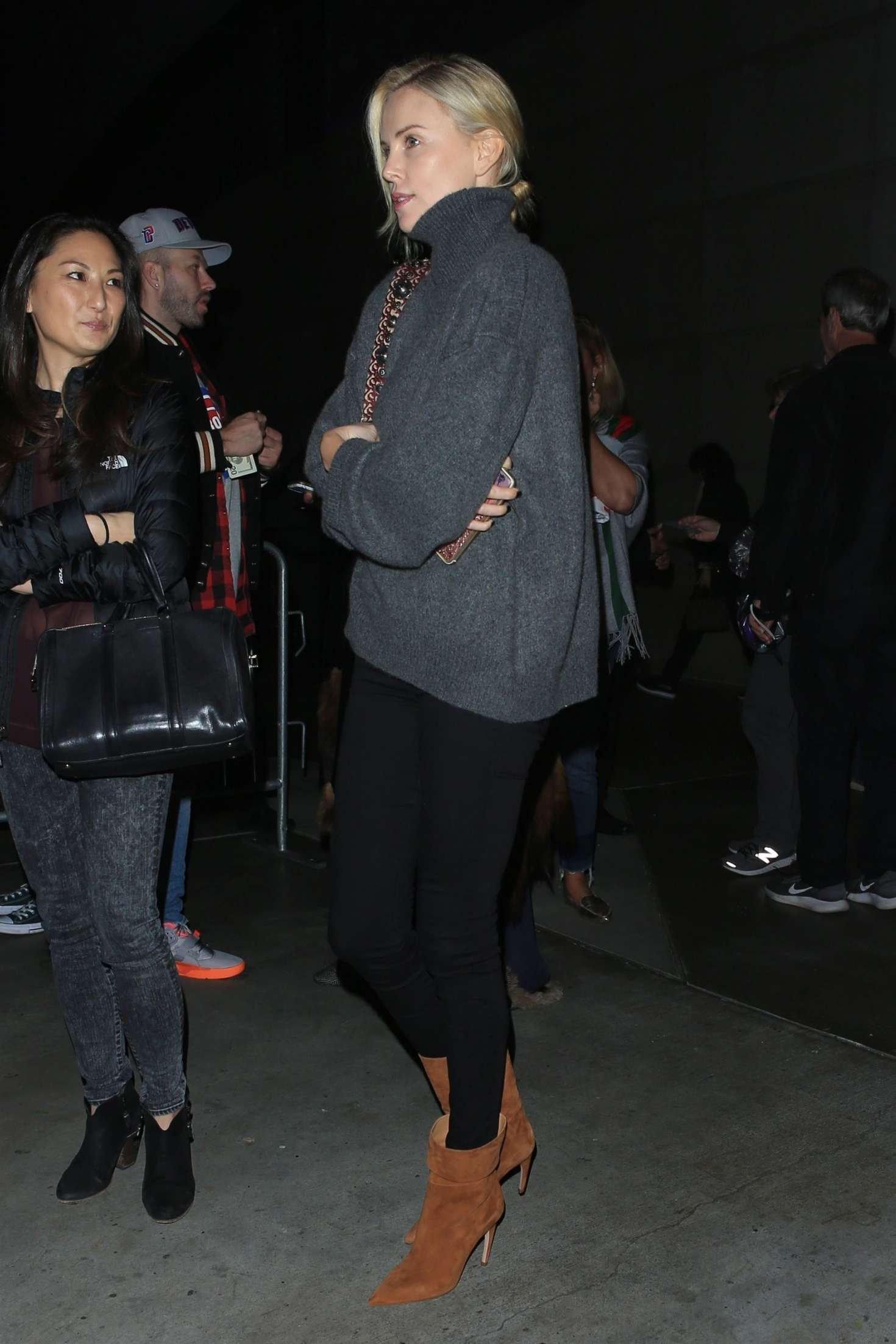Charlize Theron â€“ Night out in Los Angeles