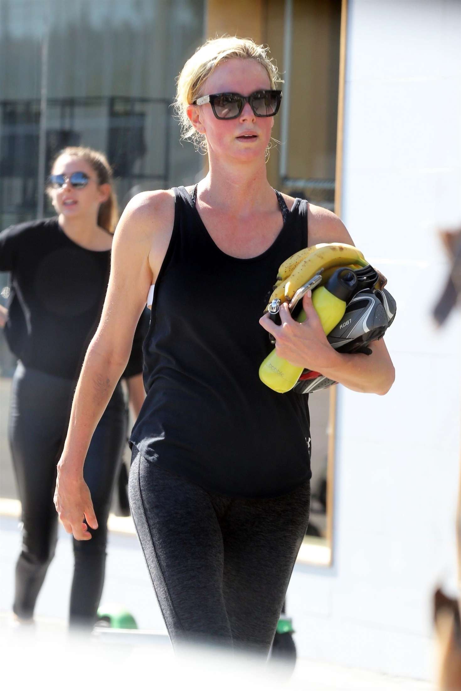 Charlize Theron â€“ Outside SoulCycle in Los Angeles