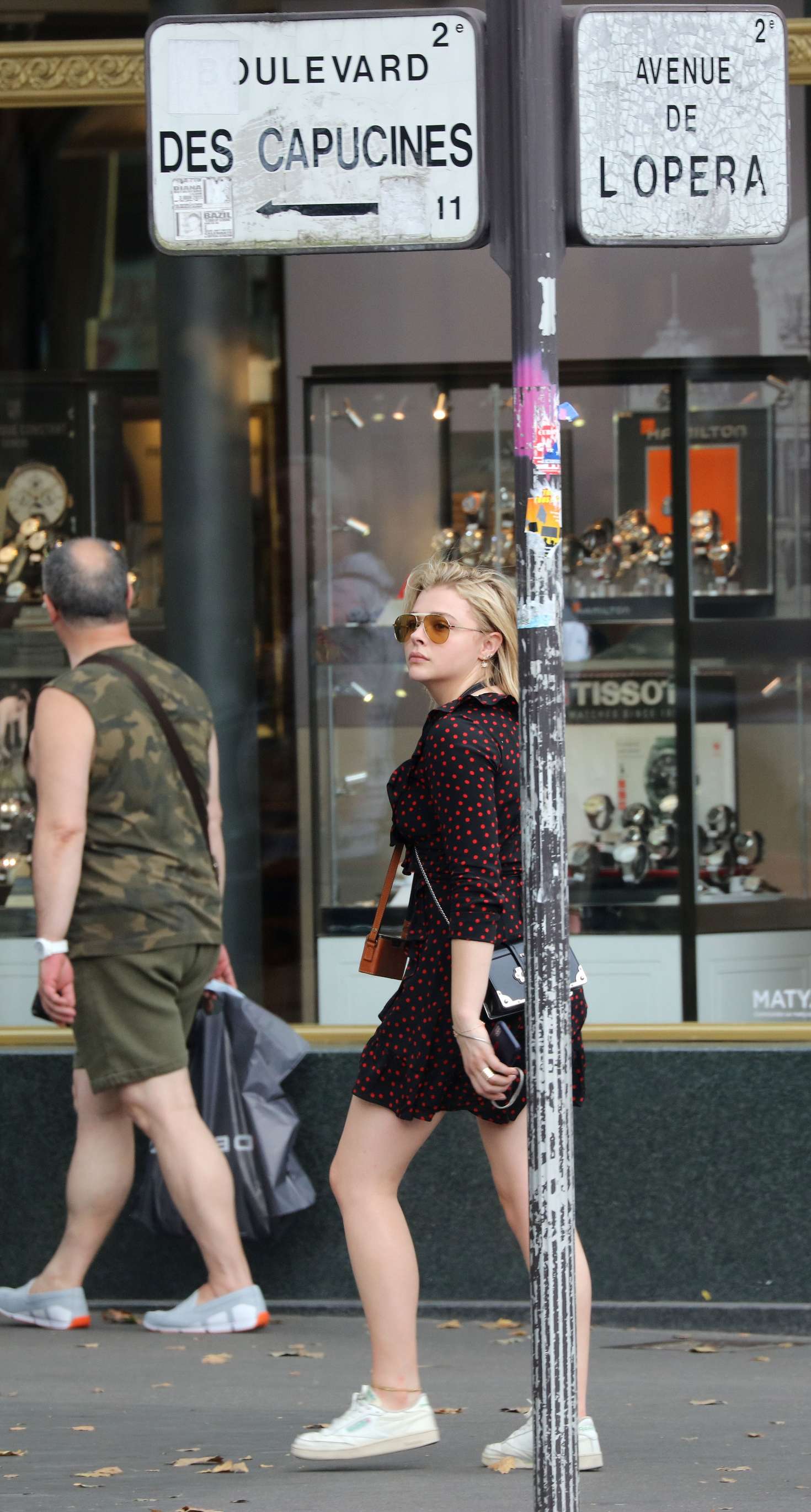 Chloe Moretz â€“ Out and about in Paris