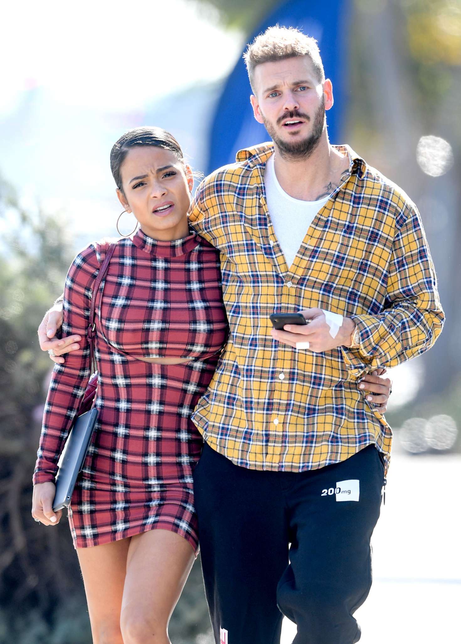 Christina Milian and Matt Pokora â€“ Out of lunch in West Hollywood