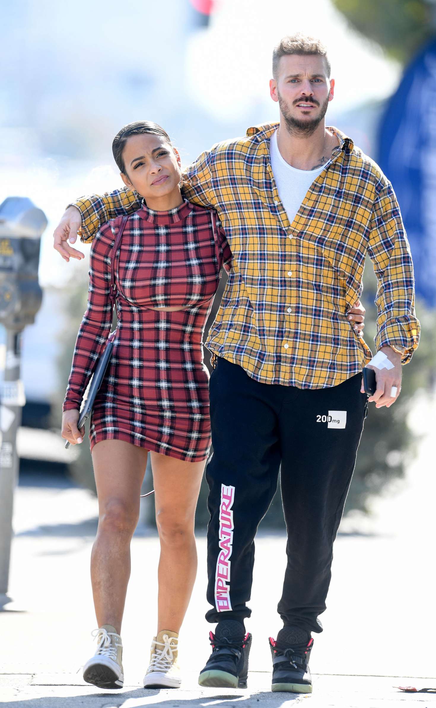 Christina Milian and Matt Pokora â€“ Out of lunch in West Hollywood