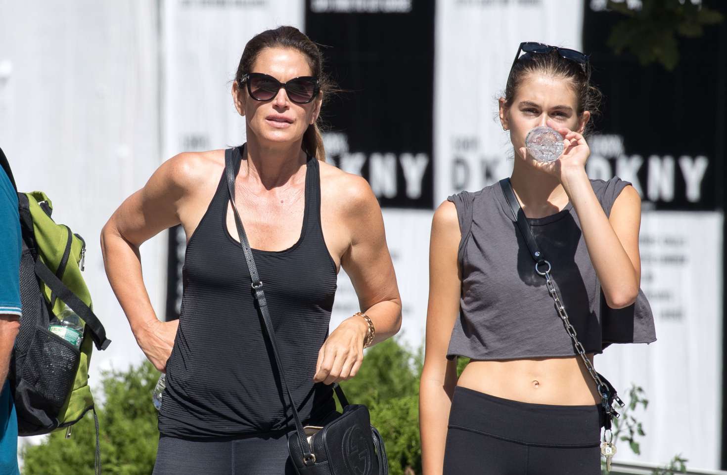 Cindy Crawford and Kaia Gerber â€“ Leaving the gym in New York City