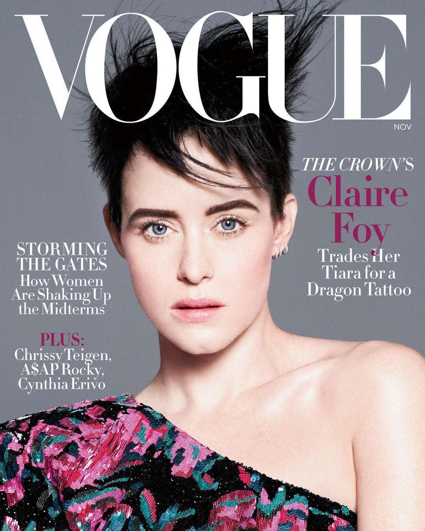Claire Foy for Vogue US Magazine (November 2018)