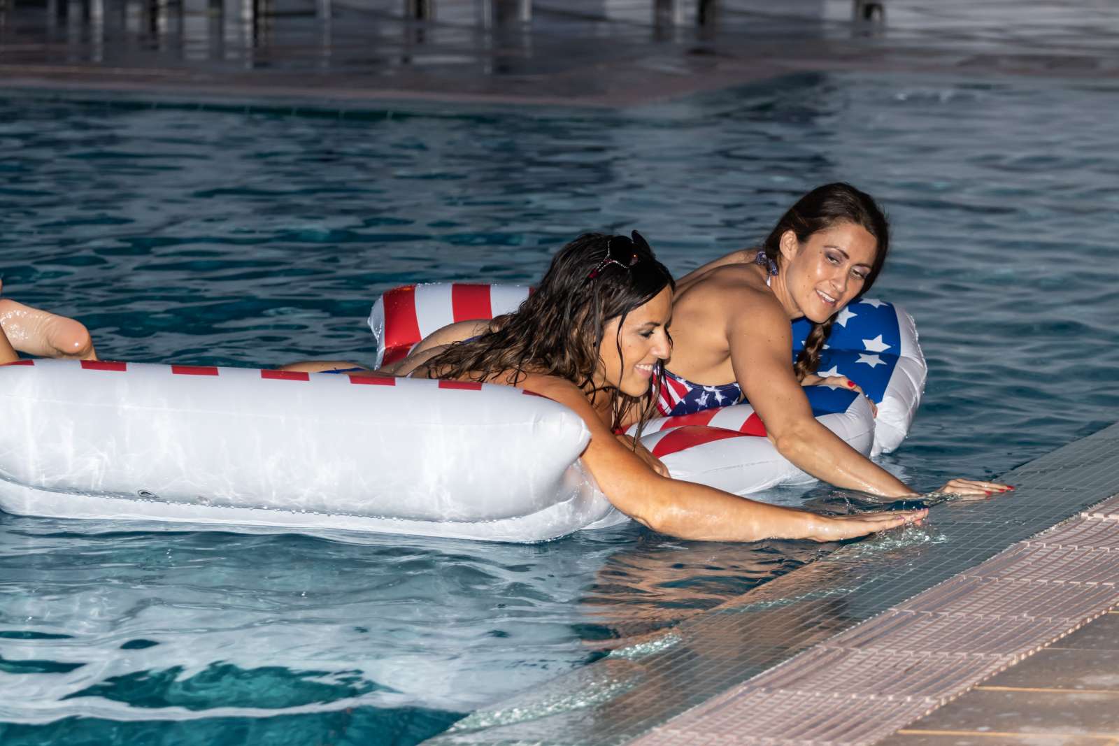 Claudia Romani and Anais Zanotti in Bikini â€“ Celebrate 4th of July on South Beach in Miami
