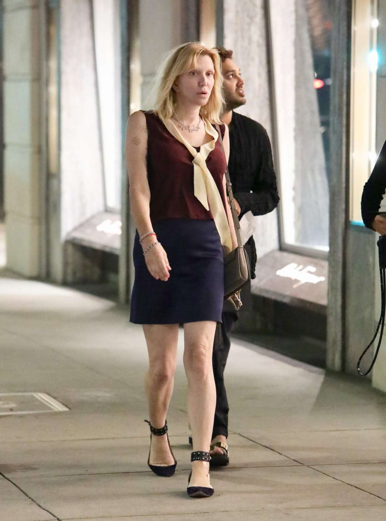 Courtney Love â€“ Leaving Gucci in Beverly Hills