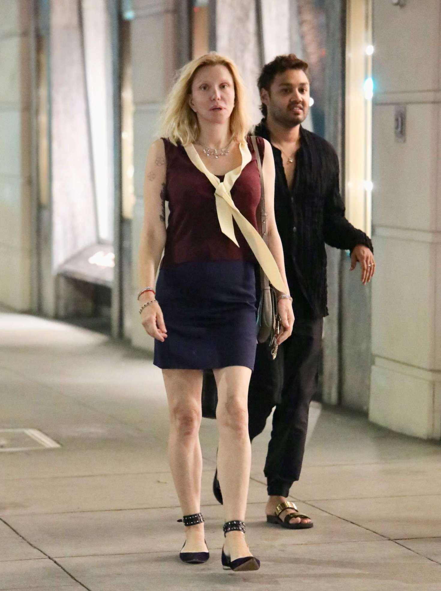 Courtney Love â€“ Leaving Gucci in Beverly Hills