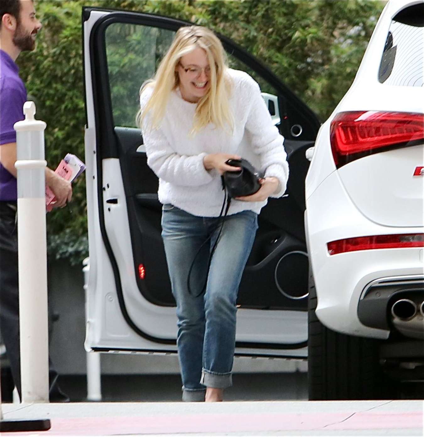 Dakota Fanning in Jeans Out in Hollywood