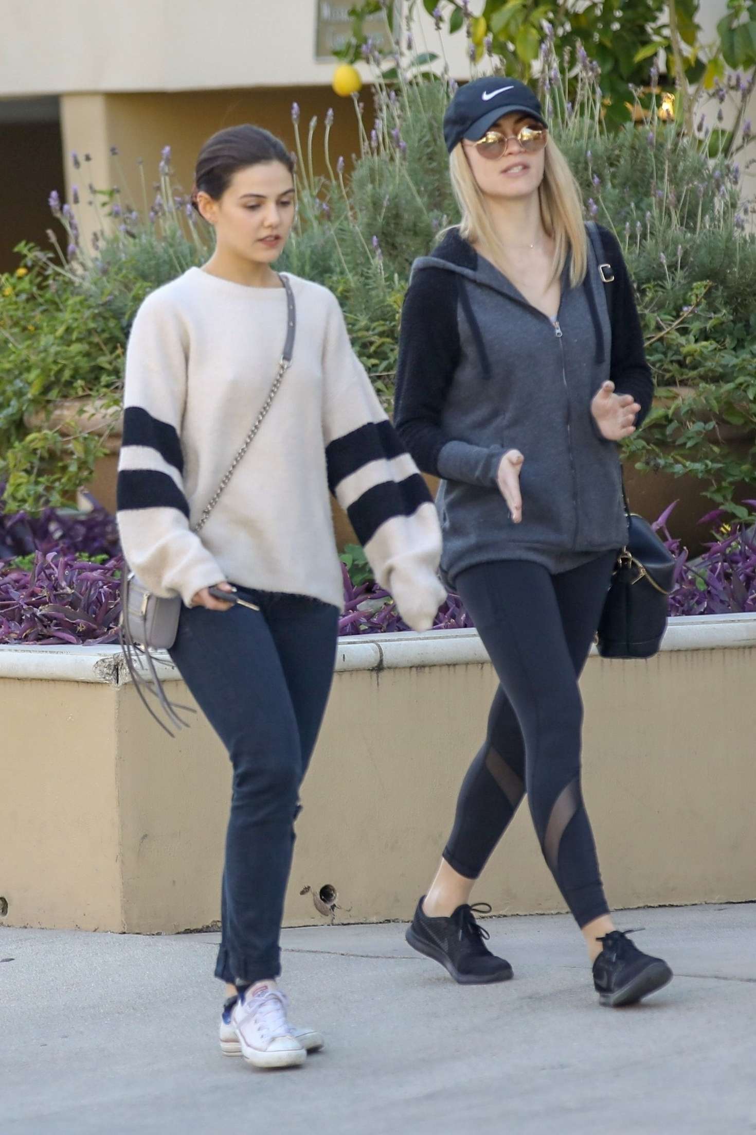 Danielle Campbell With a friend out in West Hollywood
