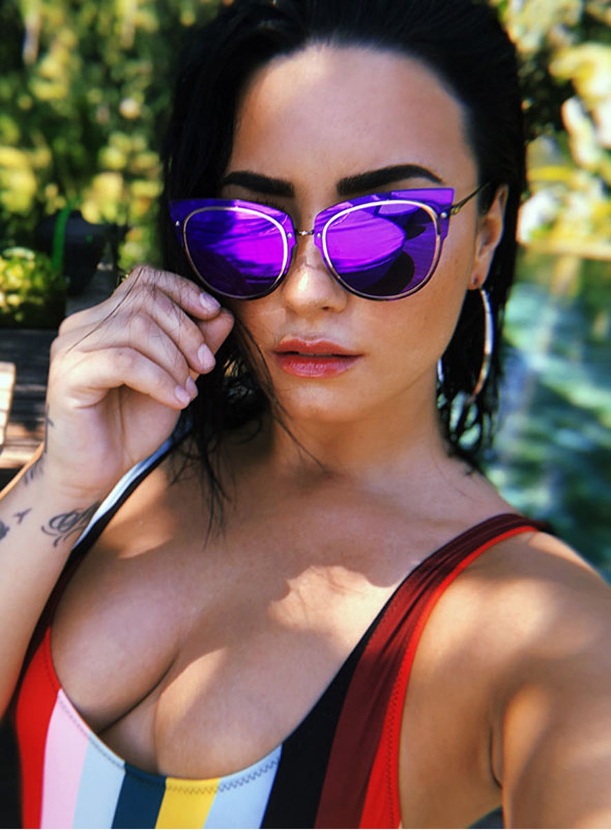 Demi Lovato â€“ DIFF Eyewear Promotion 2018