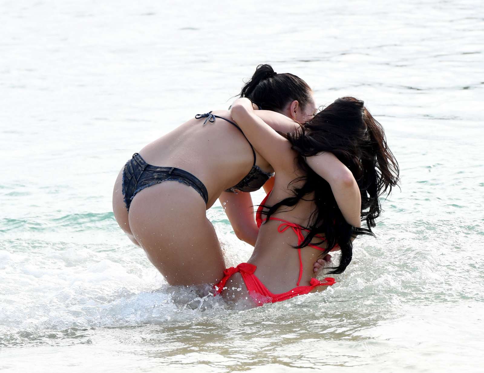 Demi Rose and Alexandra Cane in Bikini in Cape Verde