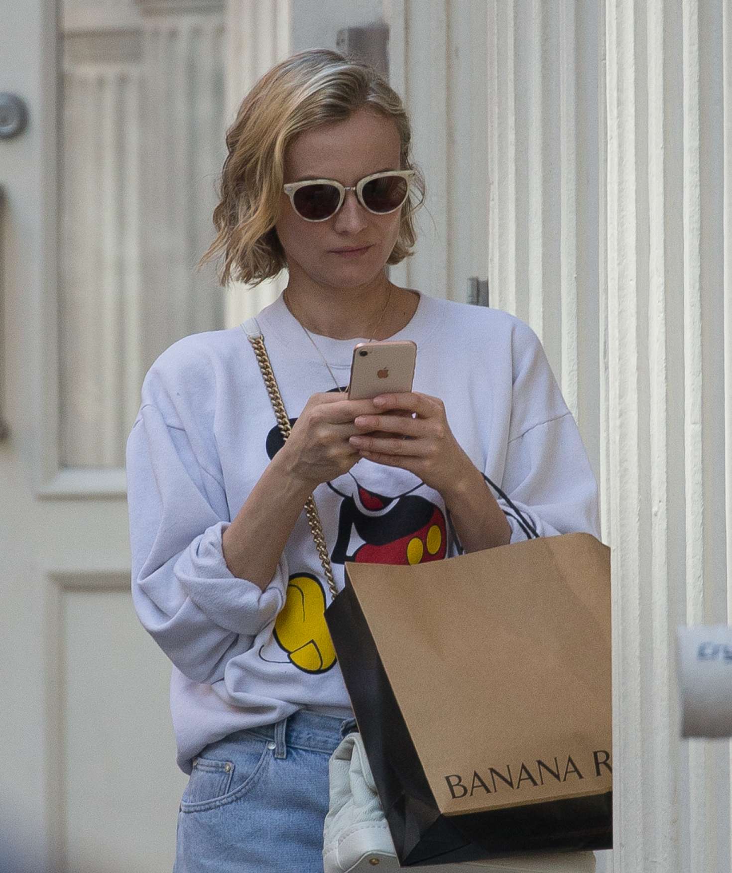 Diane Kruger out and about in Soho
