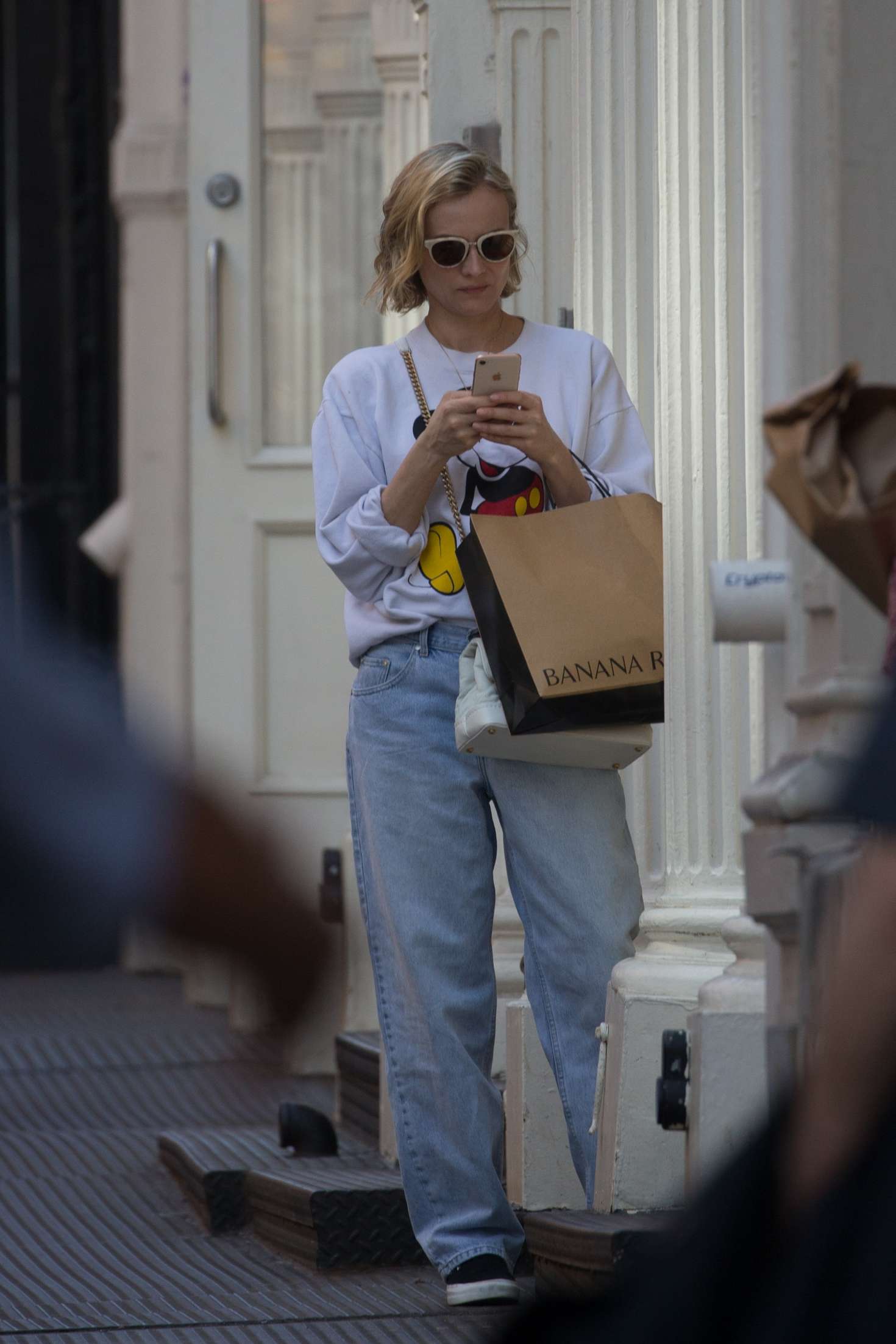 Diane Kruger out and about in Soho