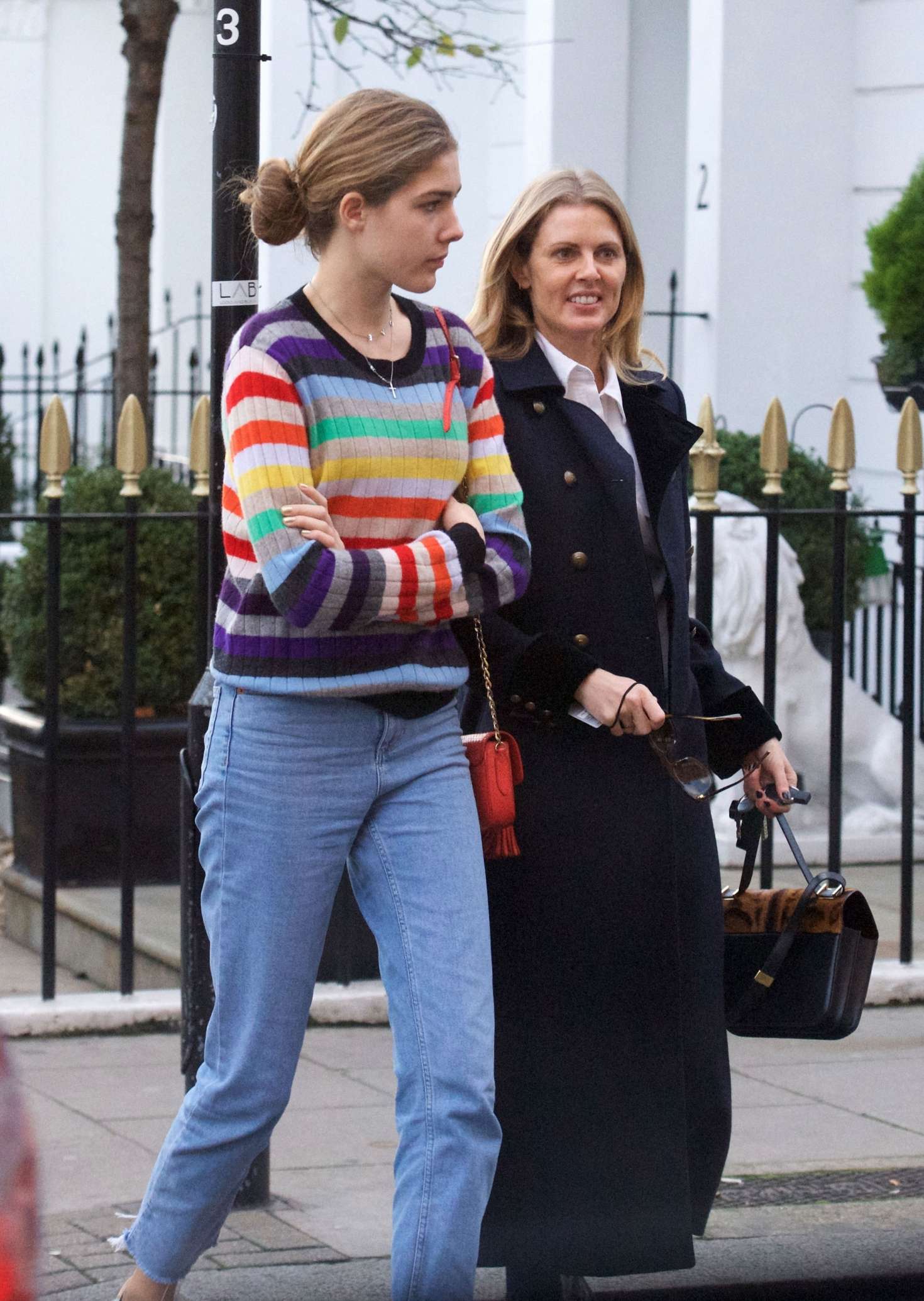 Donna Air and daughter Freya Aspinall â€“ Christmas Shopping in London