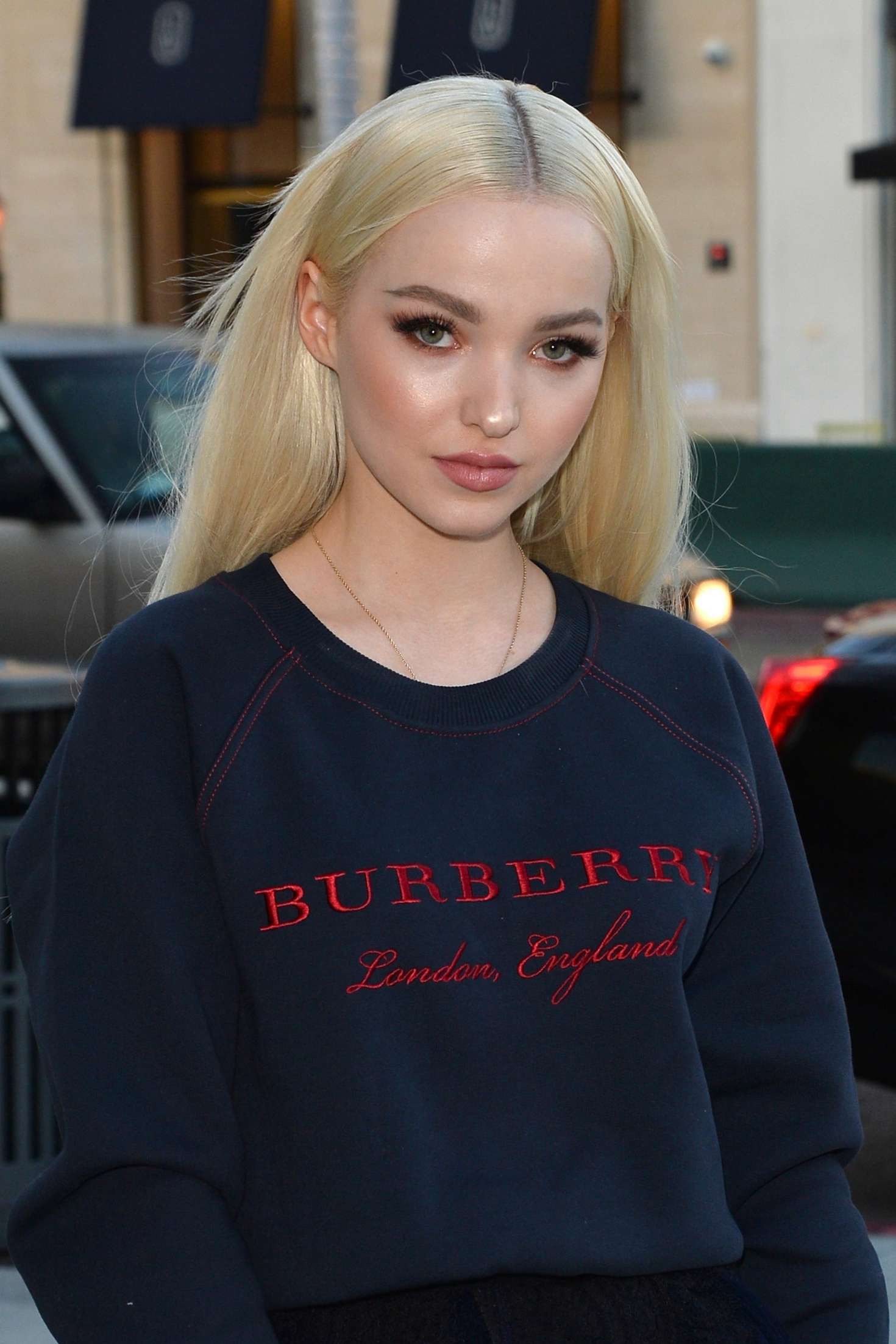 Dove Cameron â€“ Arrives at a party at the Rodeo Drive Burberry store in Beverly Hills