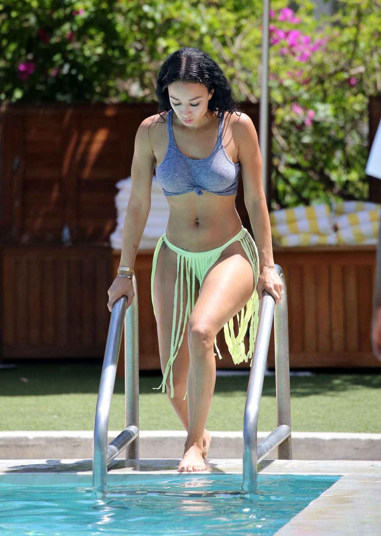 Draya Michele in Swimsuit in Miami