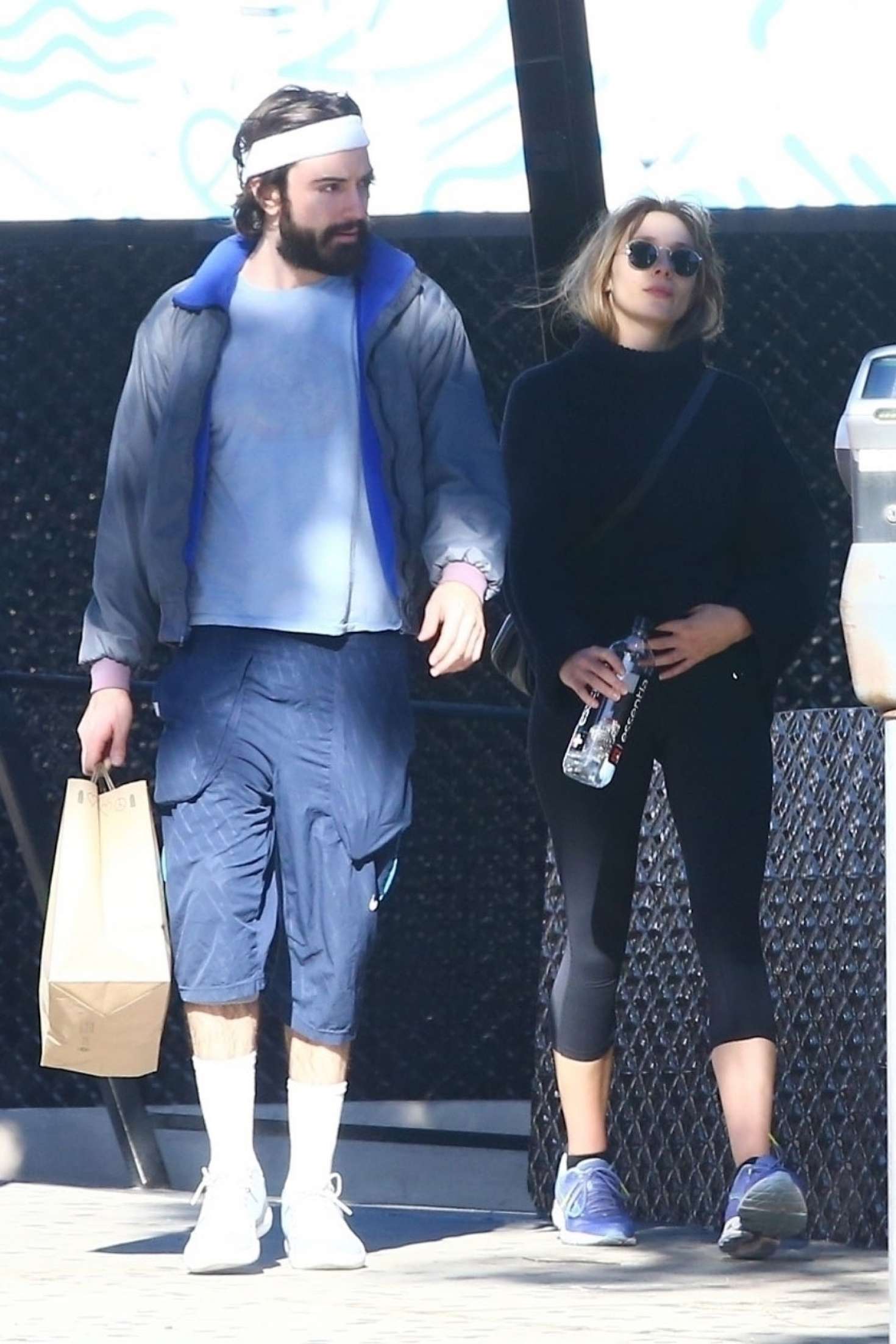 Elizabeth Olsen with her boyfriend Robbie Arnett out in West Hollywood