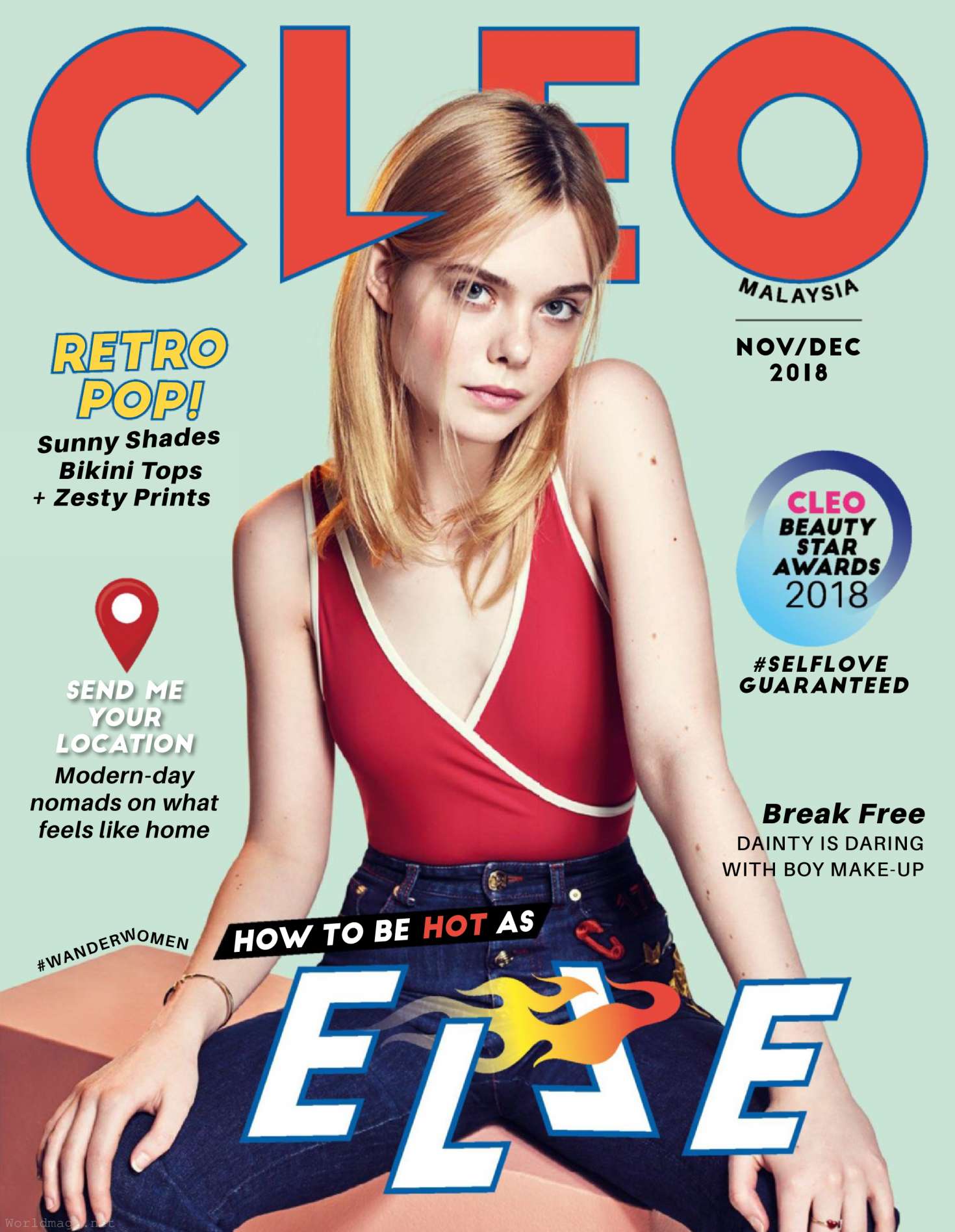Elle Fanning â€“ CLEO Malaysia Magazine (November/December 2018)