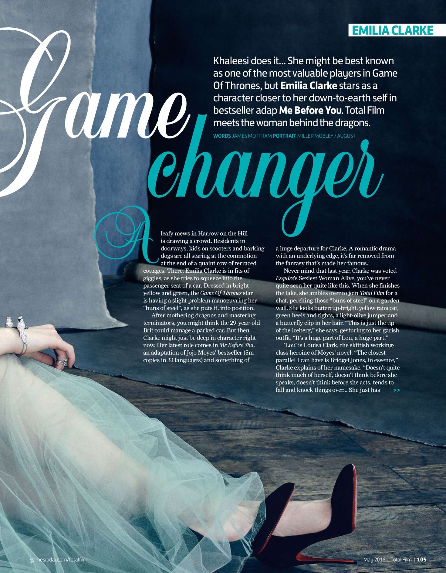 Emilia Clarke â€“ Total Film Magazine (May 2016)