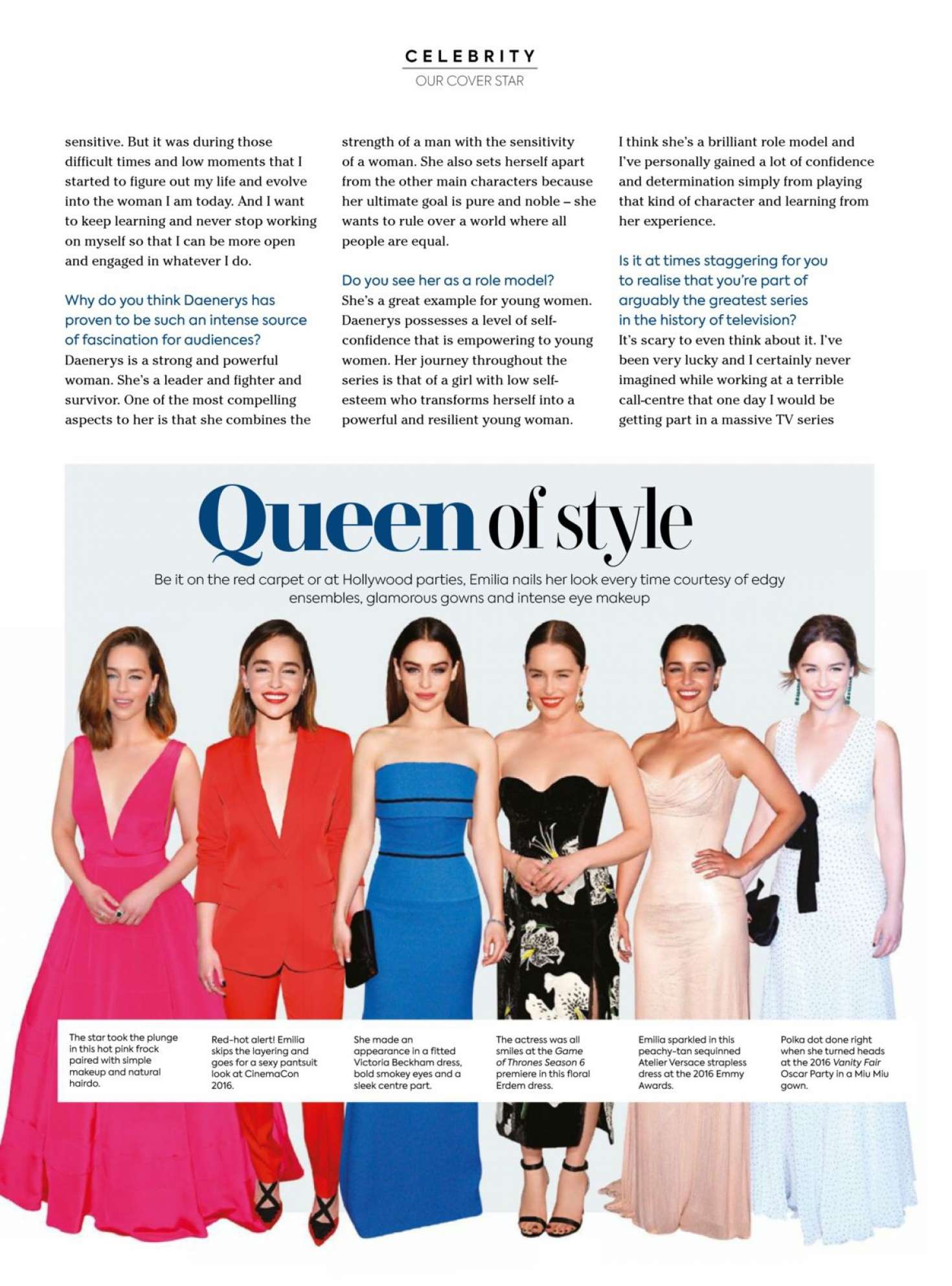 Emilia Clarke â€“ Womenâ€™s Weekly Malaysia (June 2018)
