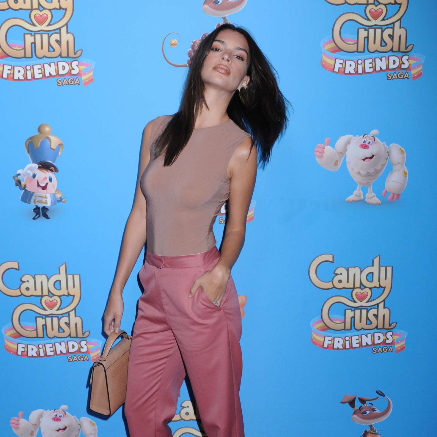 Emily Ratajkowski â€“ Candy Crush Friends Live Launch in New York