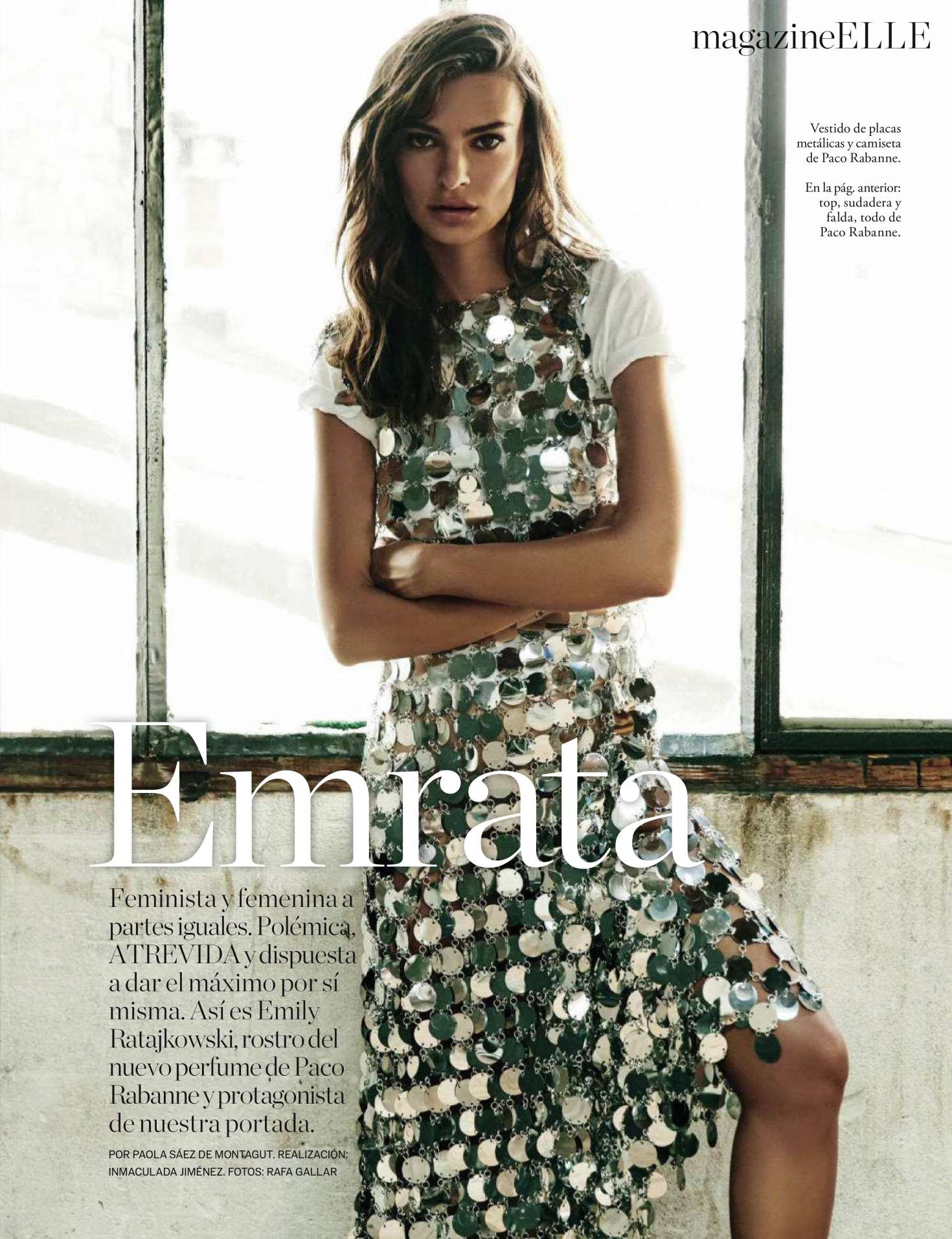 Emily Ratajkowski â€“ Elle Spain Magazine (December 2018)