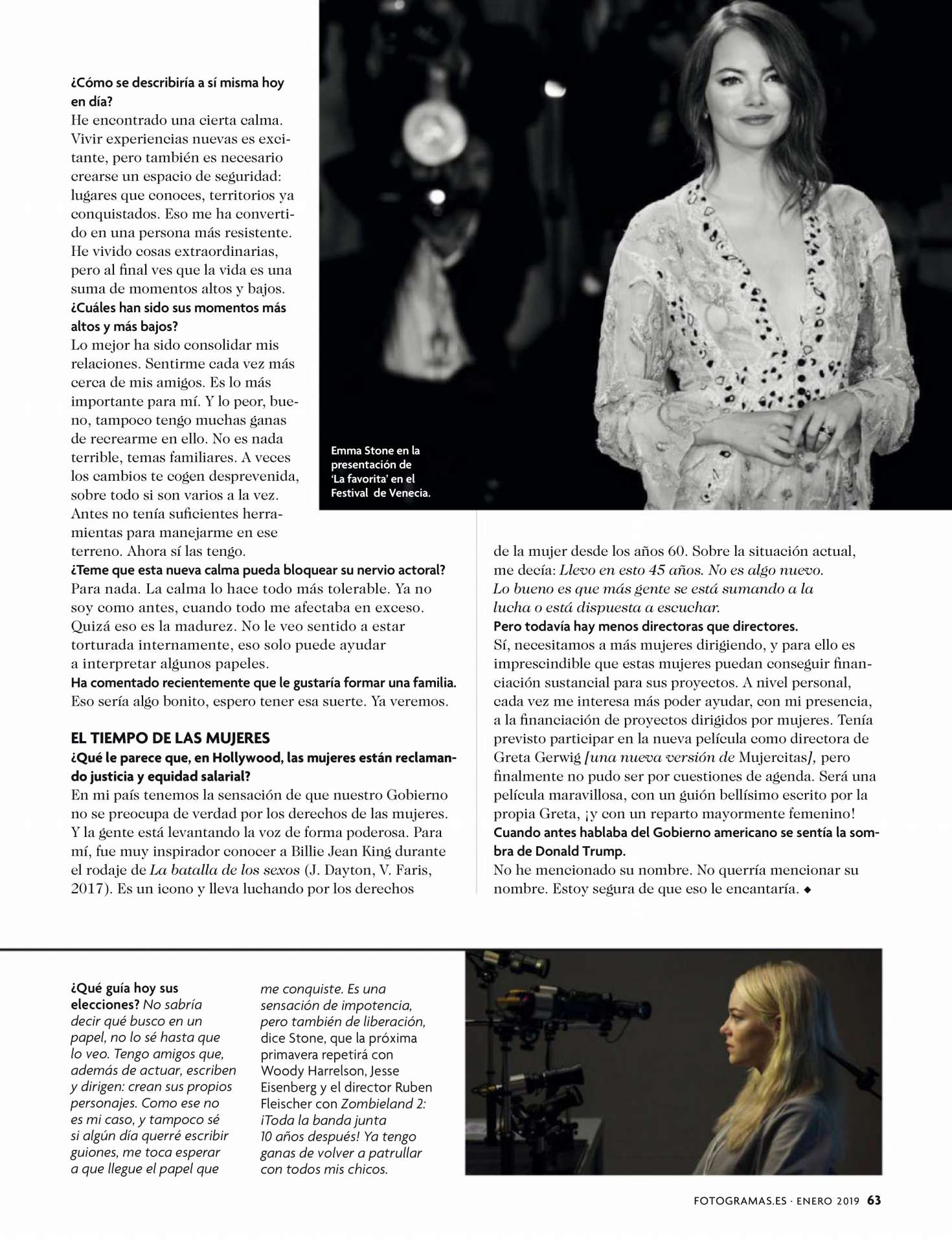 Emma Stone â€“ Fotogramas Magazine (January 2019)