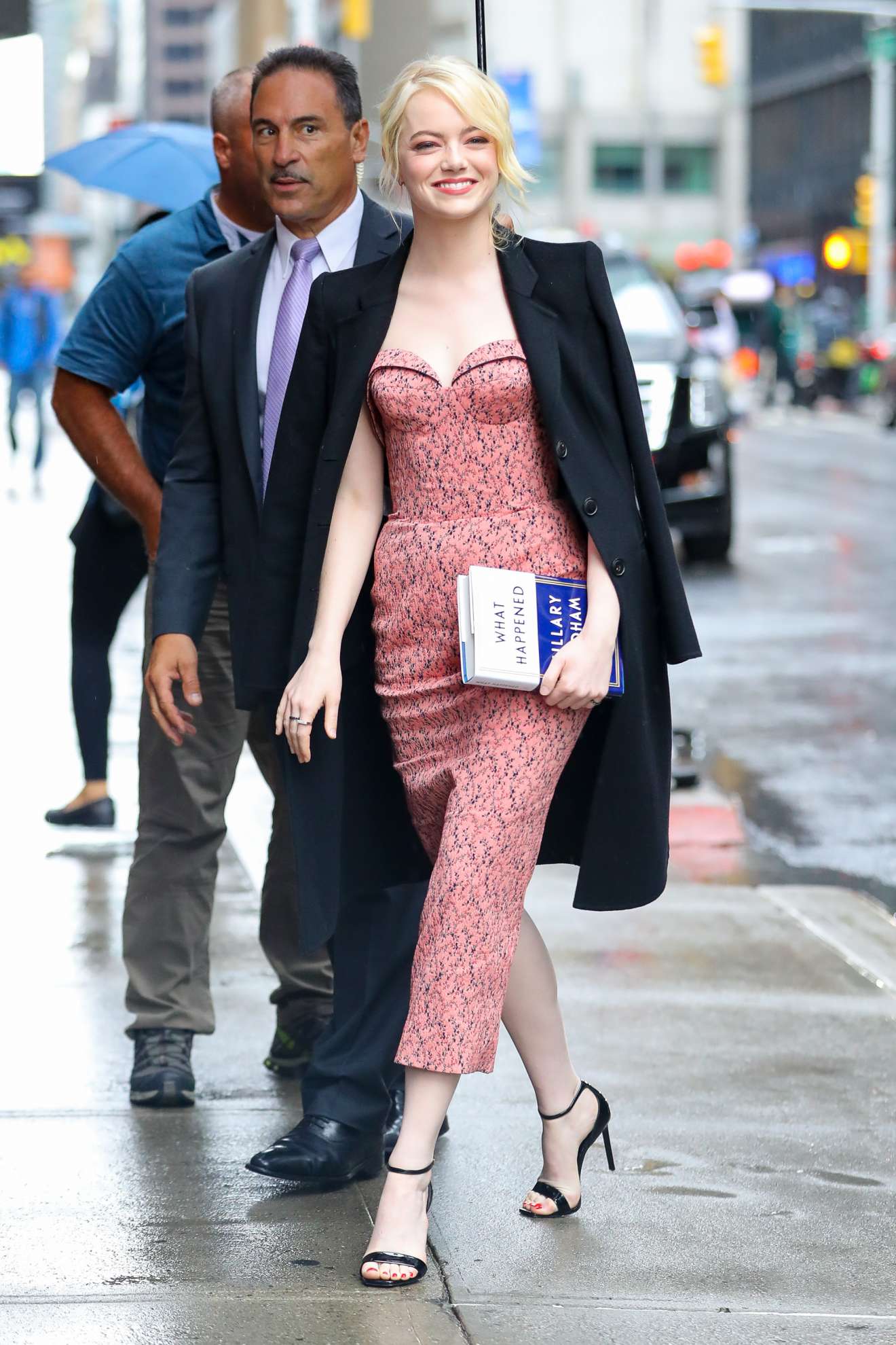 Emma Stone â€“ Seen outside The Late Show With Stephen Colbert in NYC
