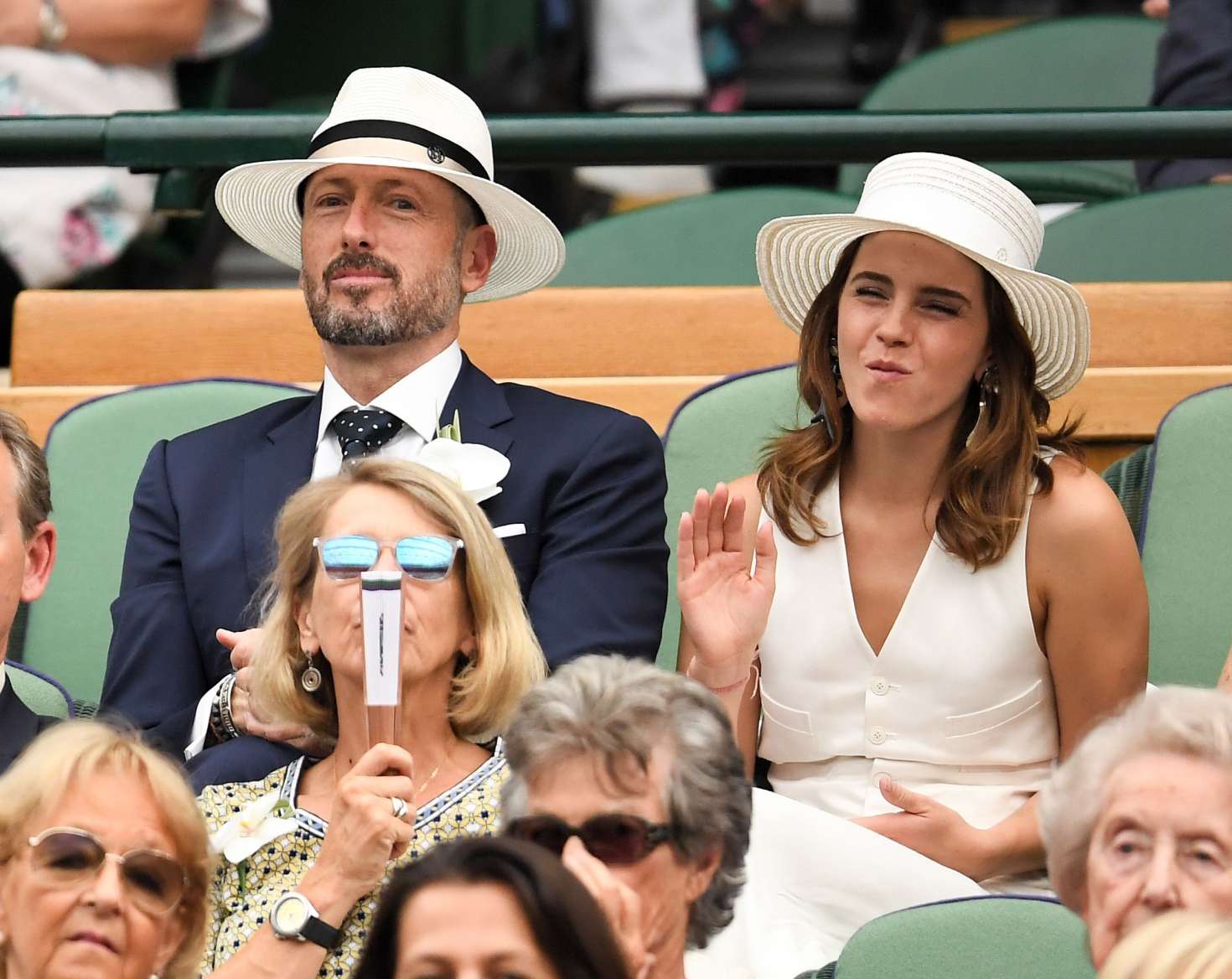 Emma Watson â€“ 2018 Wimbledon Tennis Championships in London