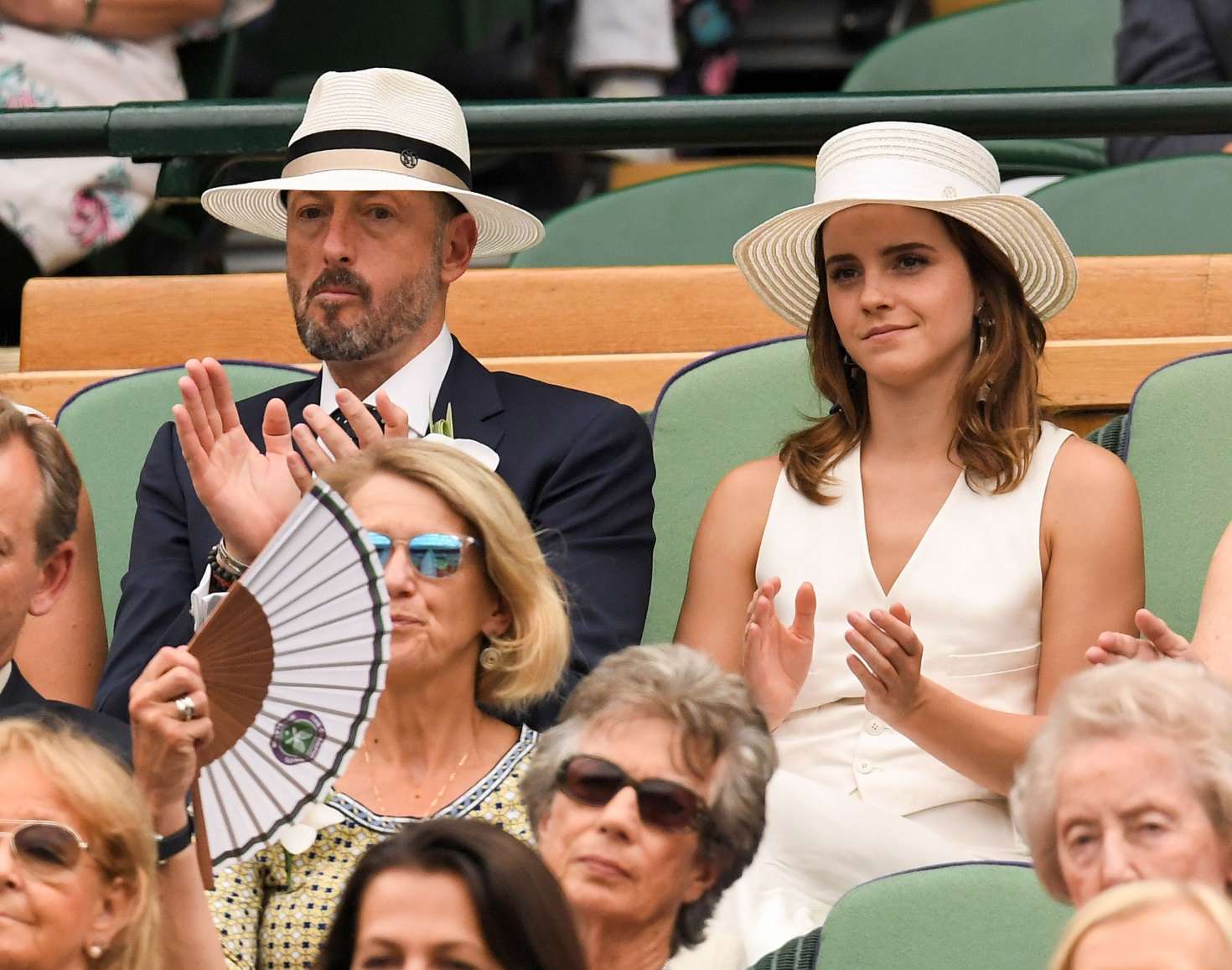 Emma Watson â€“ 2018 Wimbledon Tennis Championships in London