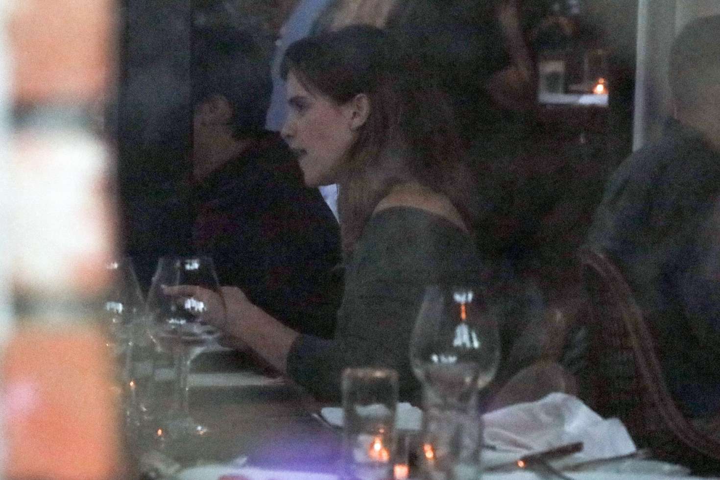 Emma Watson at The Tasting Kitchen in Venice